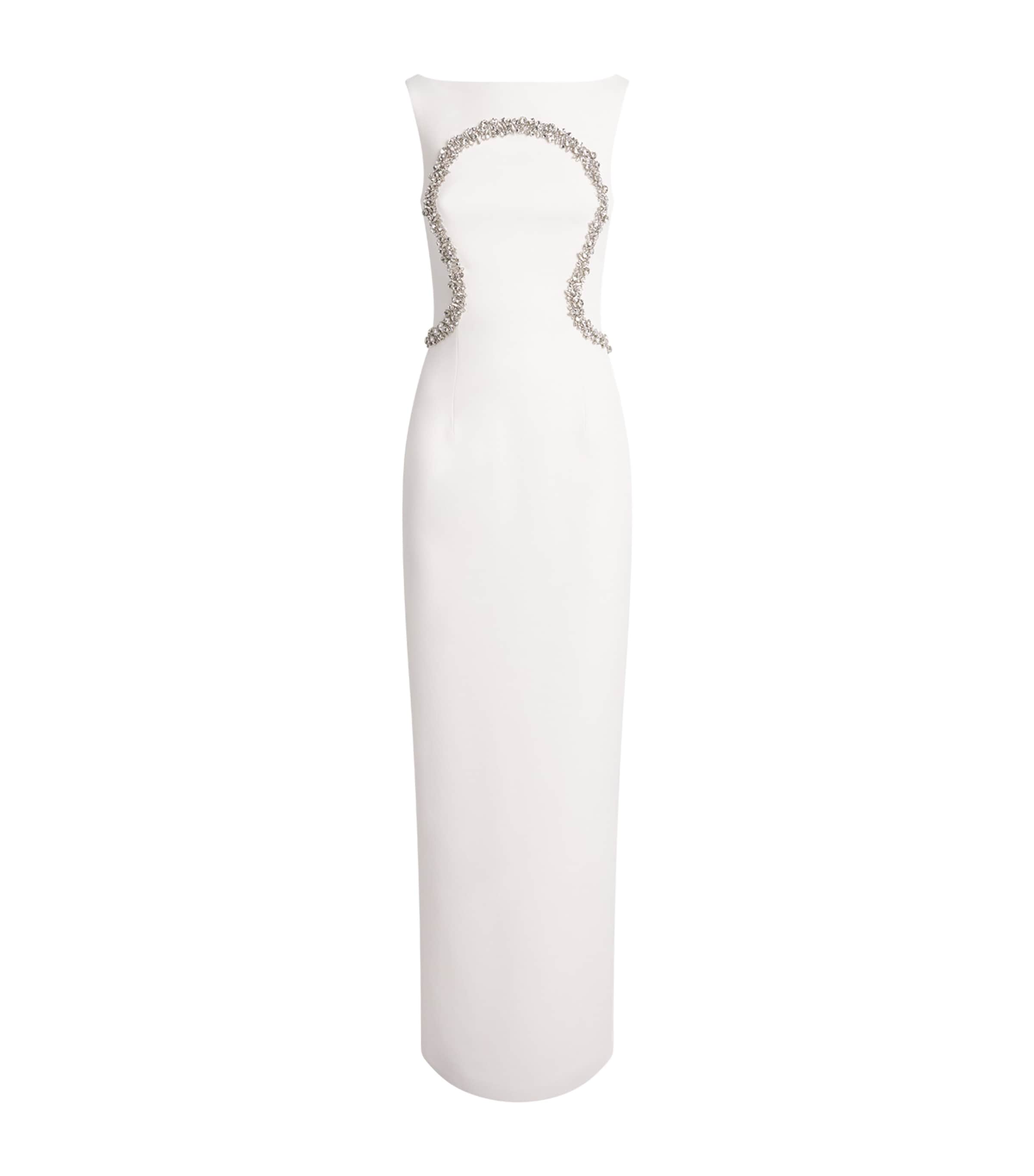 Crystal-Embellished Riley Gown IVORY WITH CRYSTAL Image 1