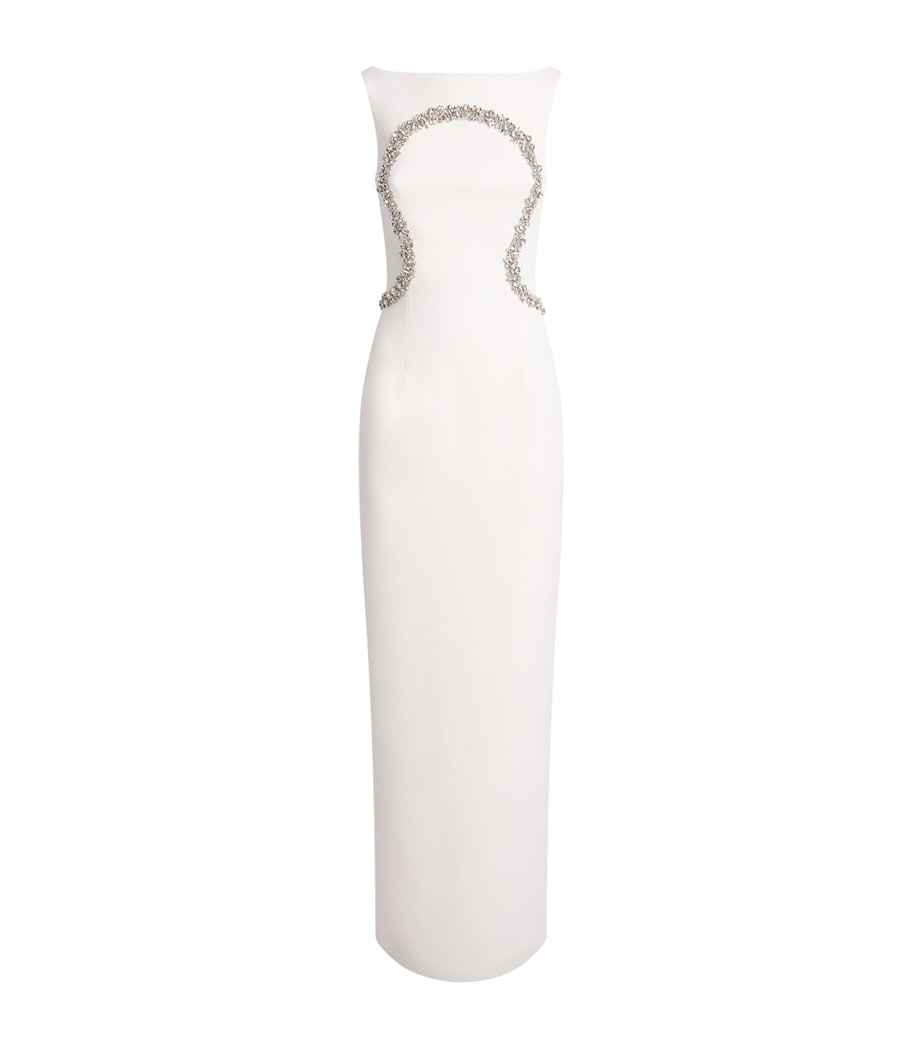 Crystal-Embellished Riley Gown IVORY WITH CRYSTAL Image 1
