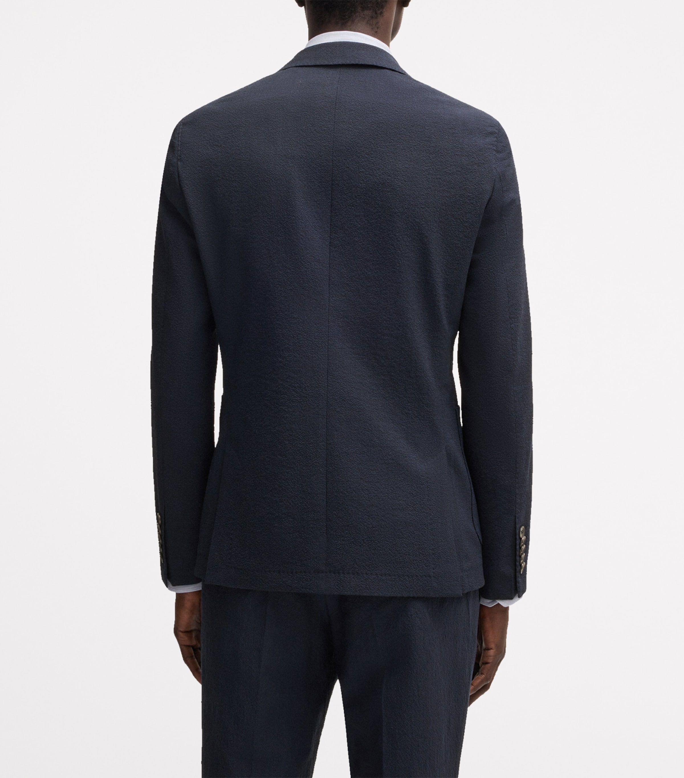 Virgin Wool-Blend Slim Blazer 404 Image 3