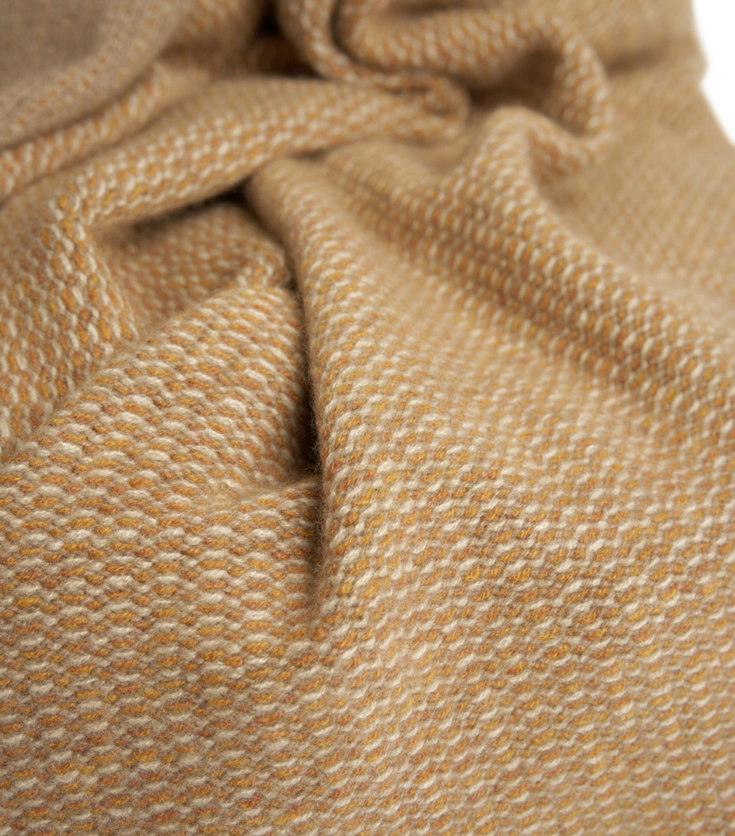 Oyuna Cashmere Quadro Throw (180cm x 120cm) Honey_taupe Image 3