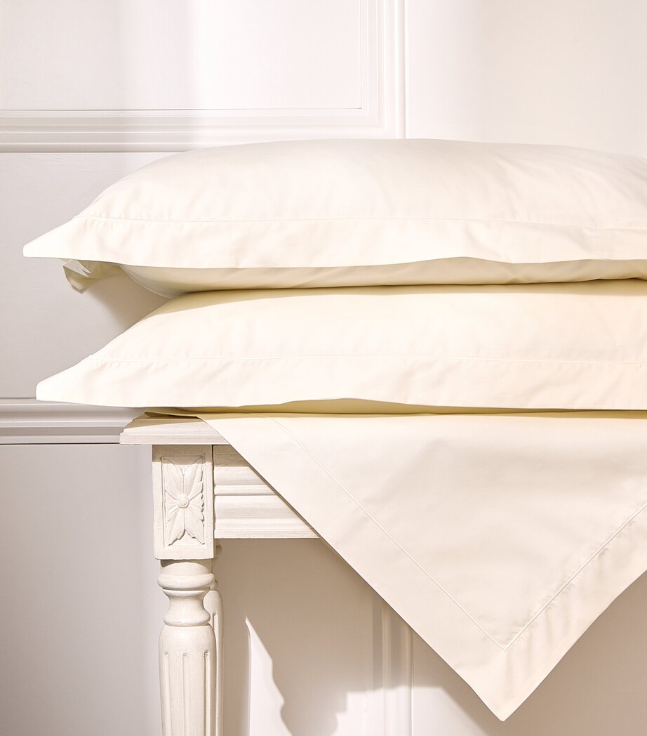 Chester Single Fitted Sheet (190cm x 90cm) IVORY Image 6