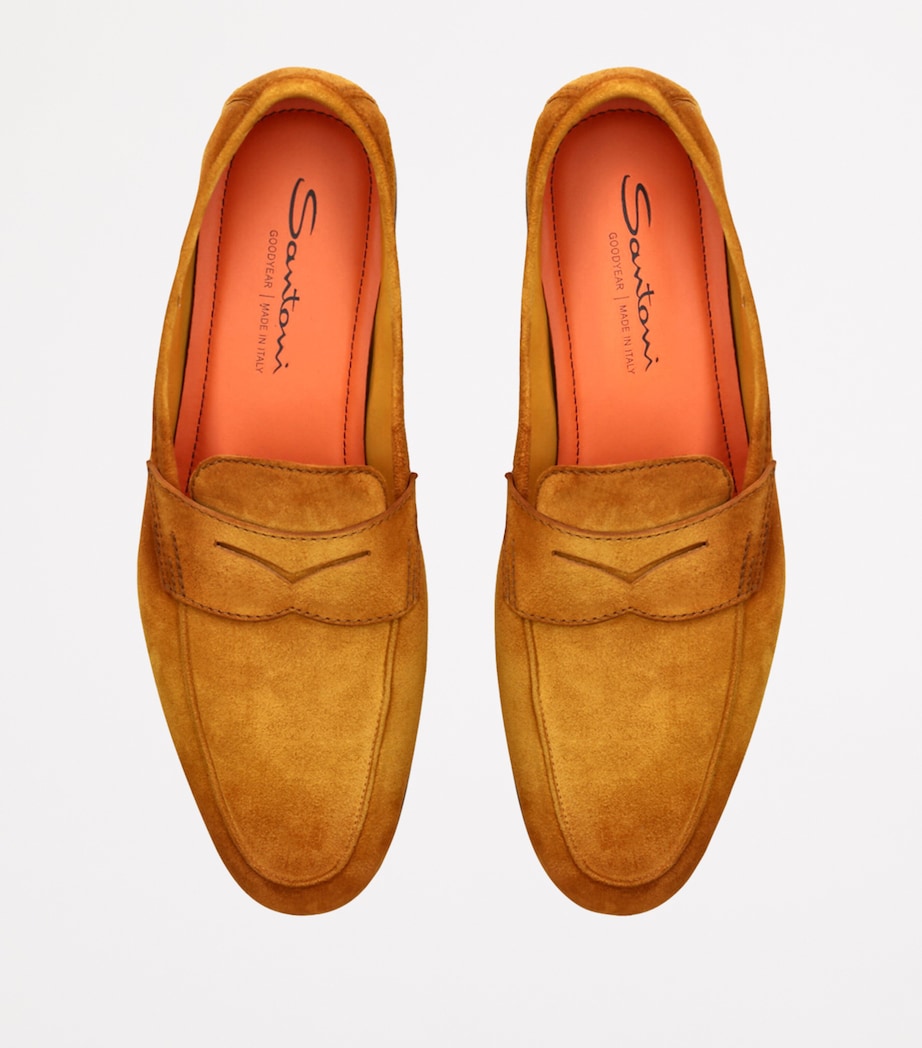 Suede Carlo Penny Loafers YELLOW Image 4