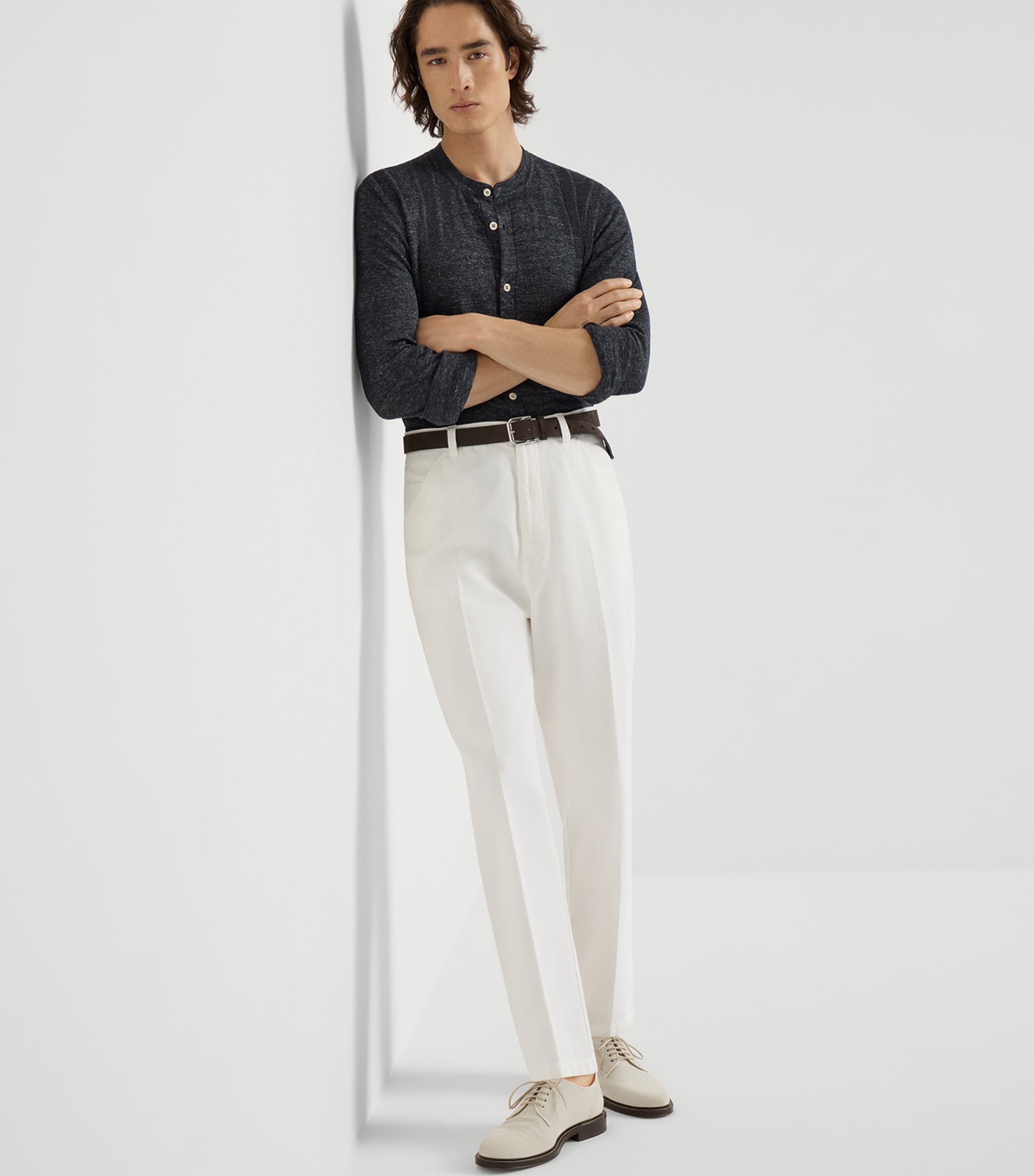 Cotton Gabardine Tailored Trousers C2200 Image 4