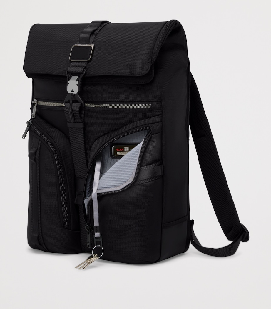 Alpha Bravo Surveillance Flap Backpack BLACK 1041 Image 4
