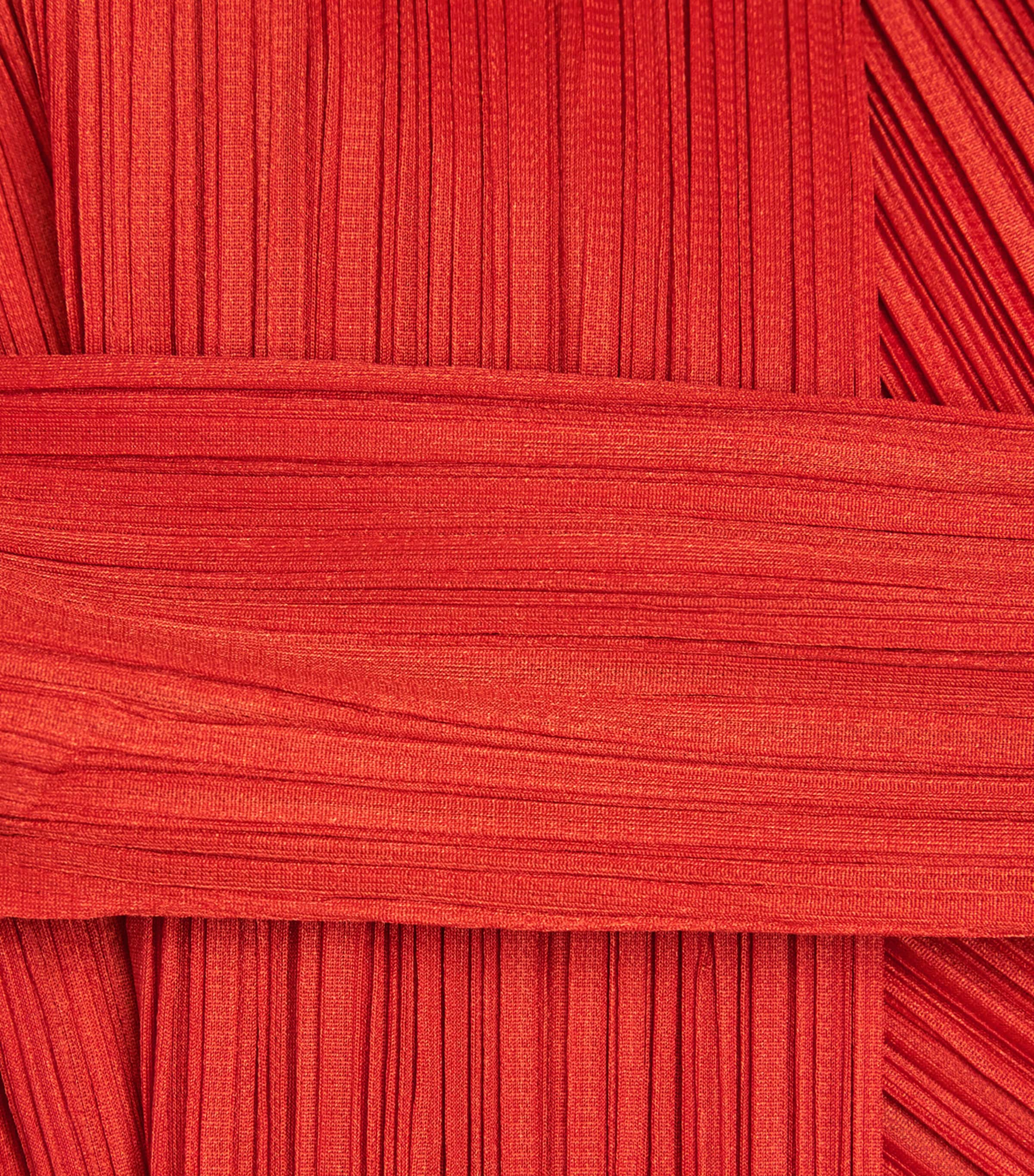 Monthly Colors July Cardigan BRIGHT RED Image 5