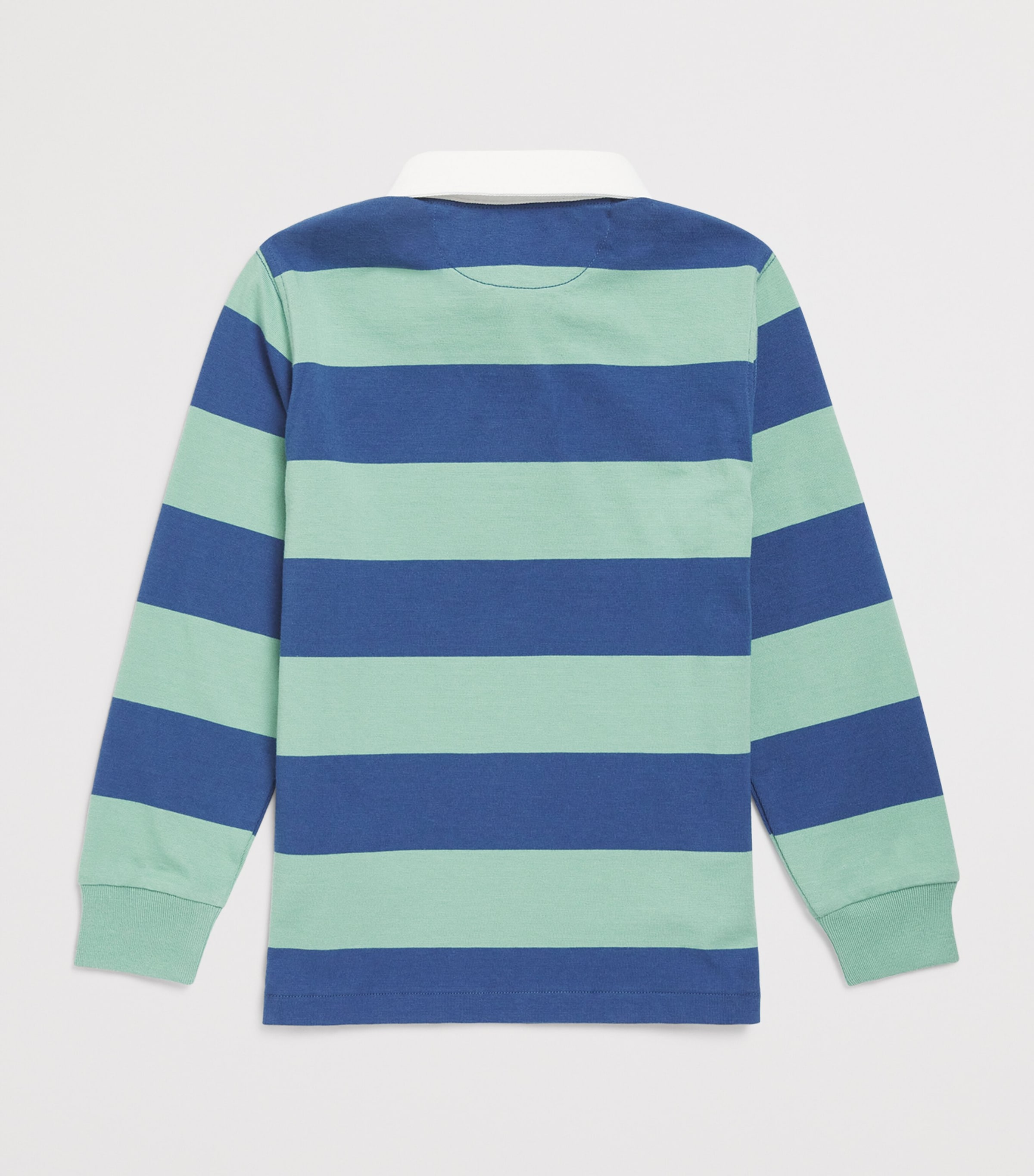 Ralph Lauren Kids Cotton Stripe Rugby Polo Shirt (2-7 Years) Fad Mnt/ol Image 2