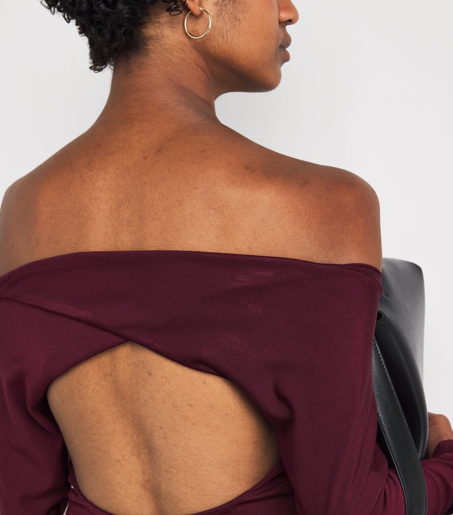 Off-Shoulder Illi Maxi Dress SHIRAZ Image 6