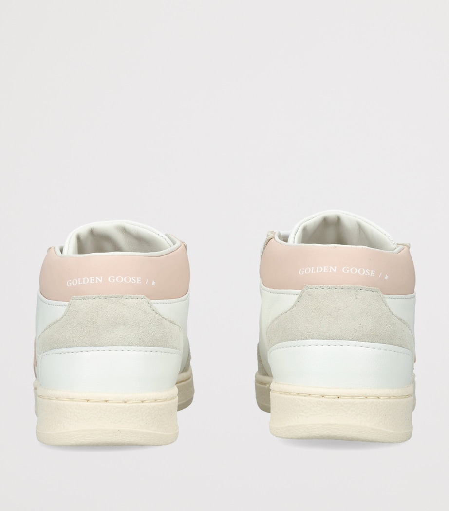Golden Goose Leather June Sneakers White/comb Image 4