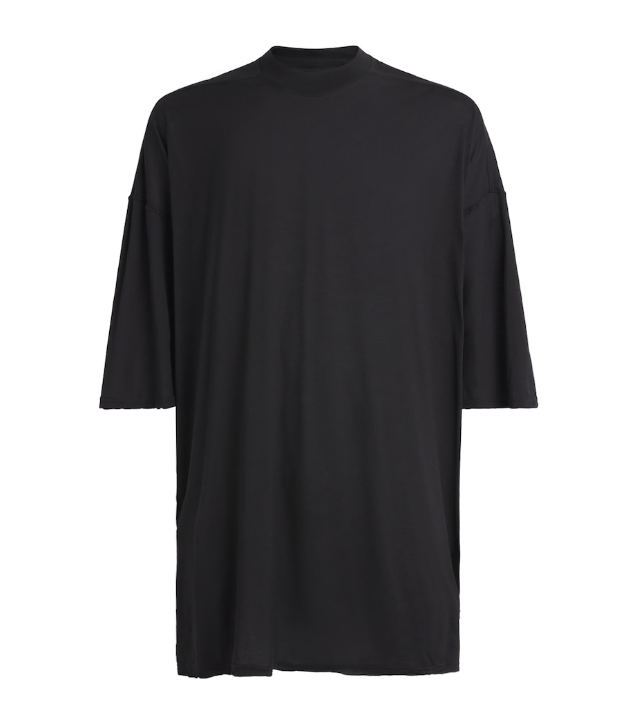 Rick Owens Mens Cotton Tommy T-Shirt Black Image 1