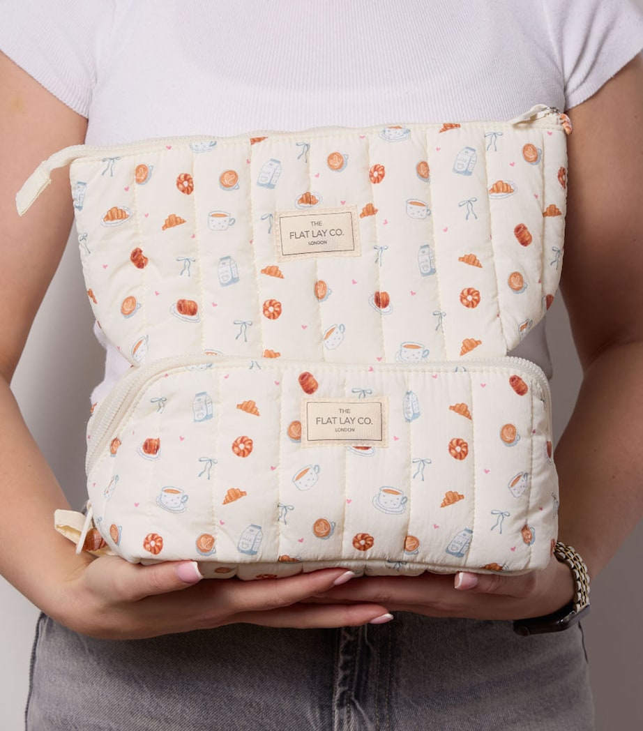 Printed Flat Lay Make-Up Bag PATISSERIE Image 11