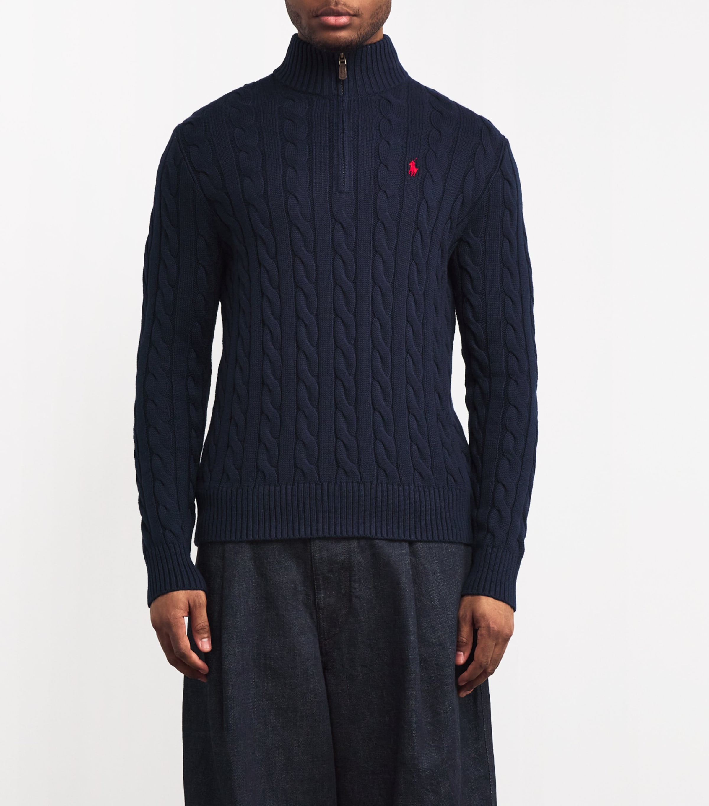 Polo Ralph Lauren Cotton Cable Knit Sweater | Harrods US