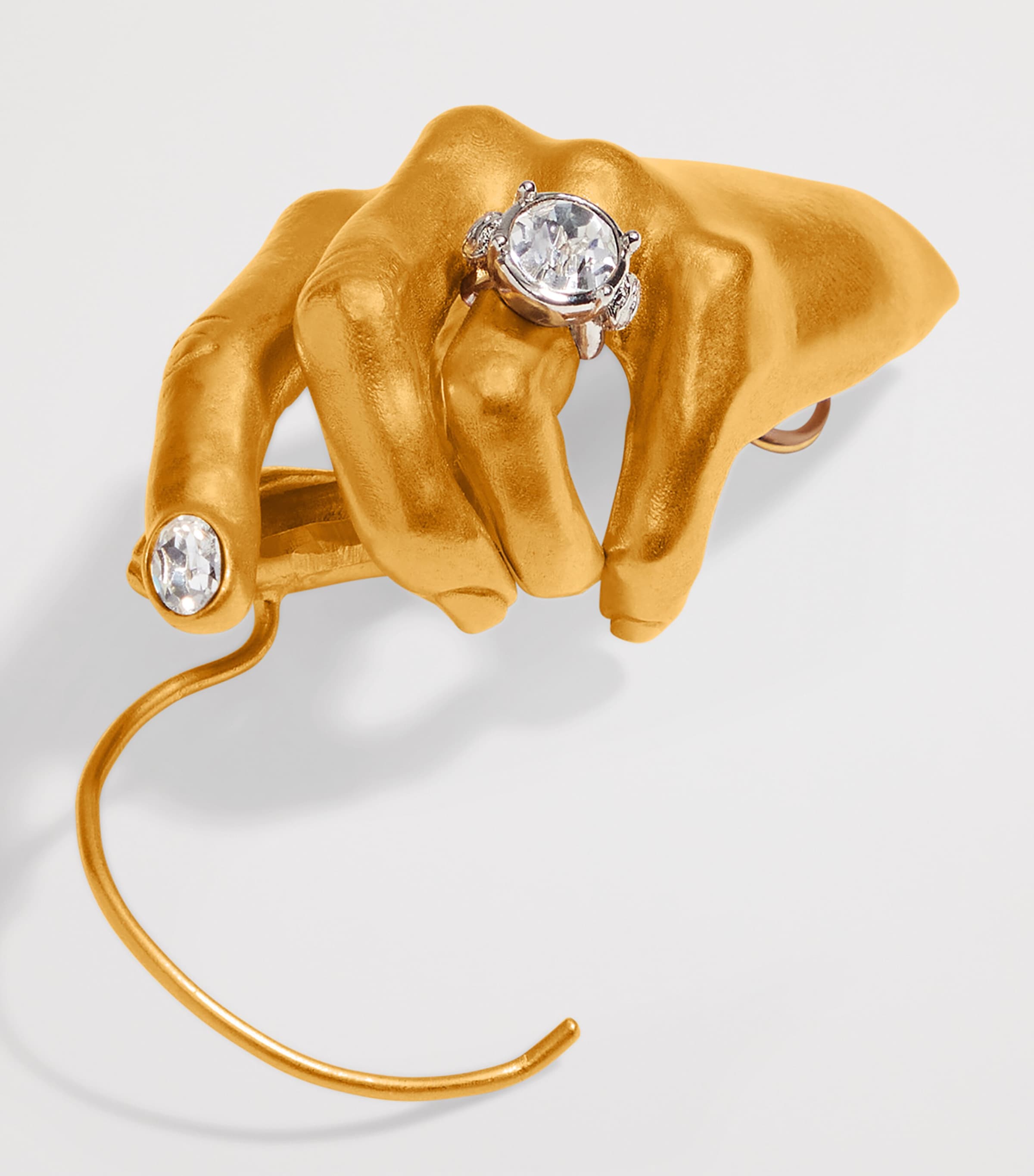 Hand Ear Cuff 001 GOLD Image 5