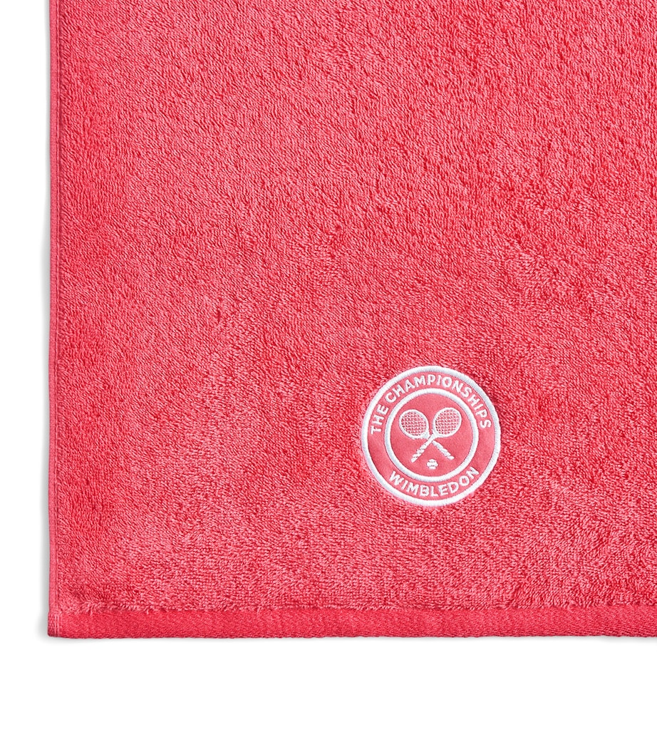 Christy x Wimbledon Guest Towels (Pack of 2) Pink Image 2