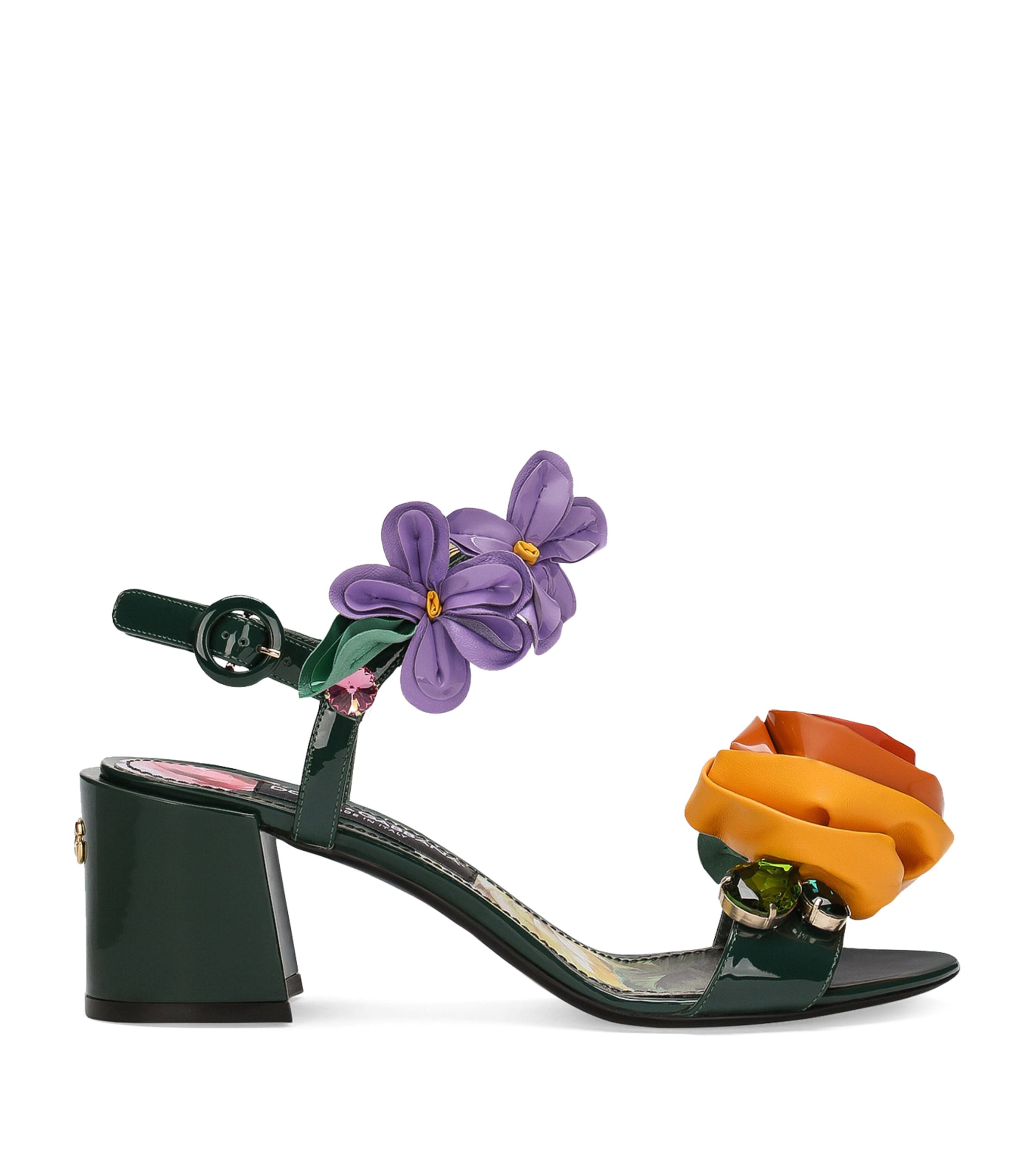 Dolce & Gabbana Round Toe High Heel Sandals