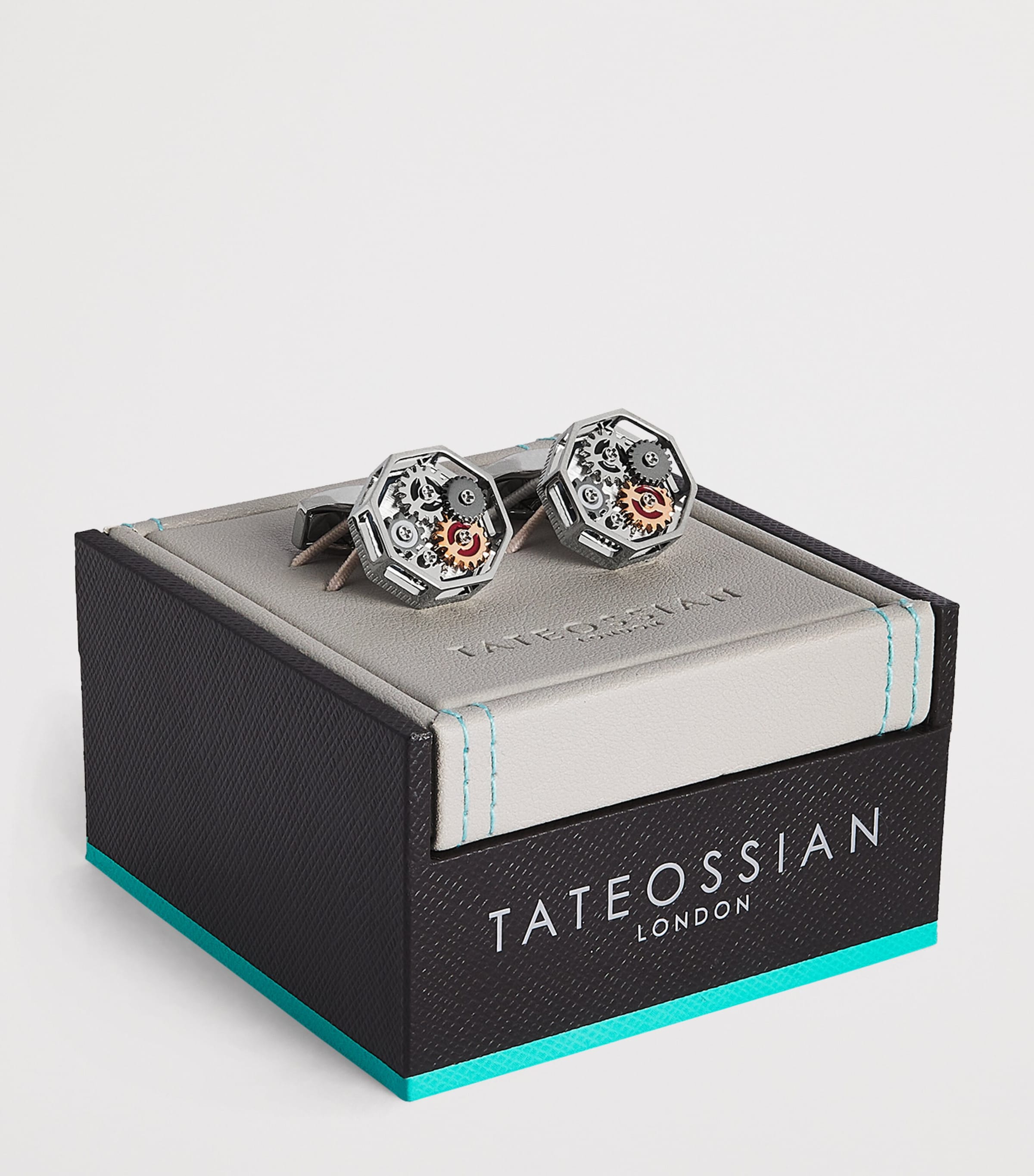 Palladium Octo Gear Cufflinks NAVY Image 3