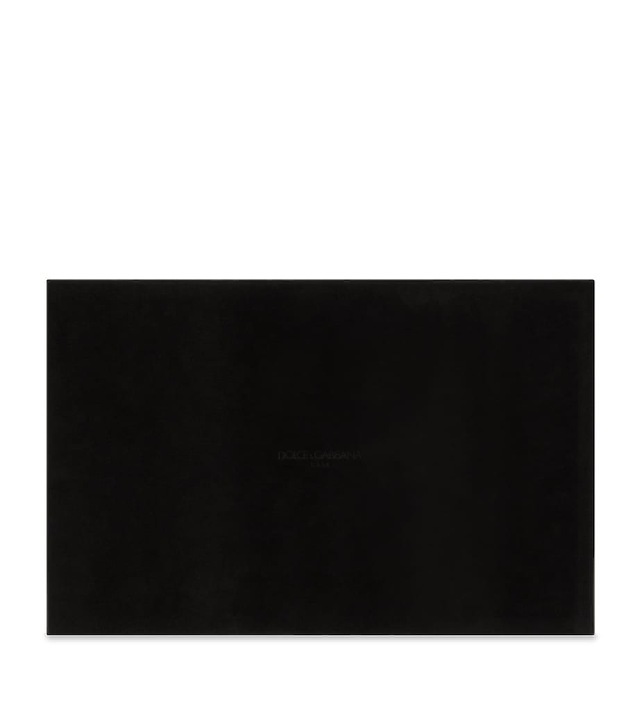 Dolce&Gabbana Casa DG Millennials Logo Serving Tray (30cm x 46cm) Nero Dg Logo B Image 2