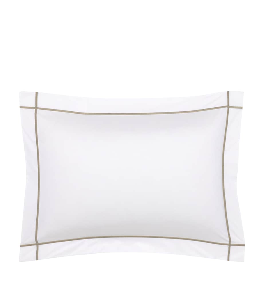 Yves Delorme Athena King Oxford Pillowcase (65cm x 65cm) Kaki Image 1