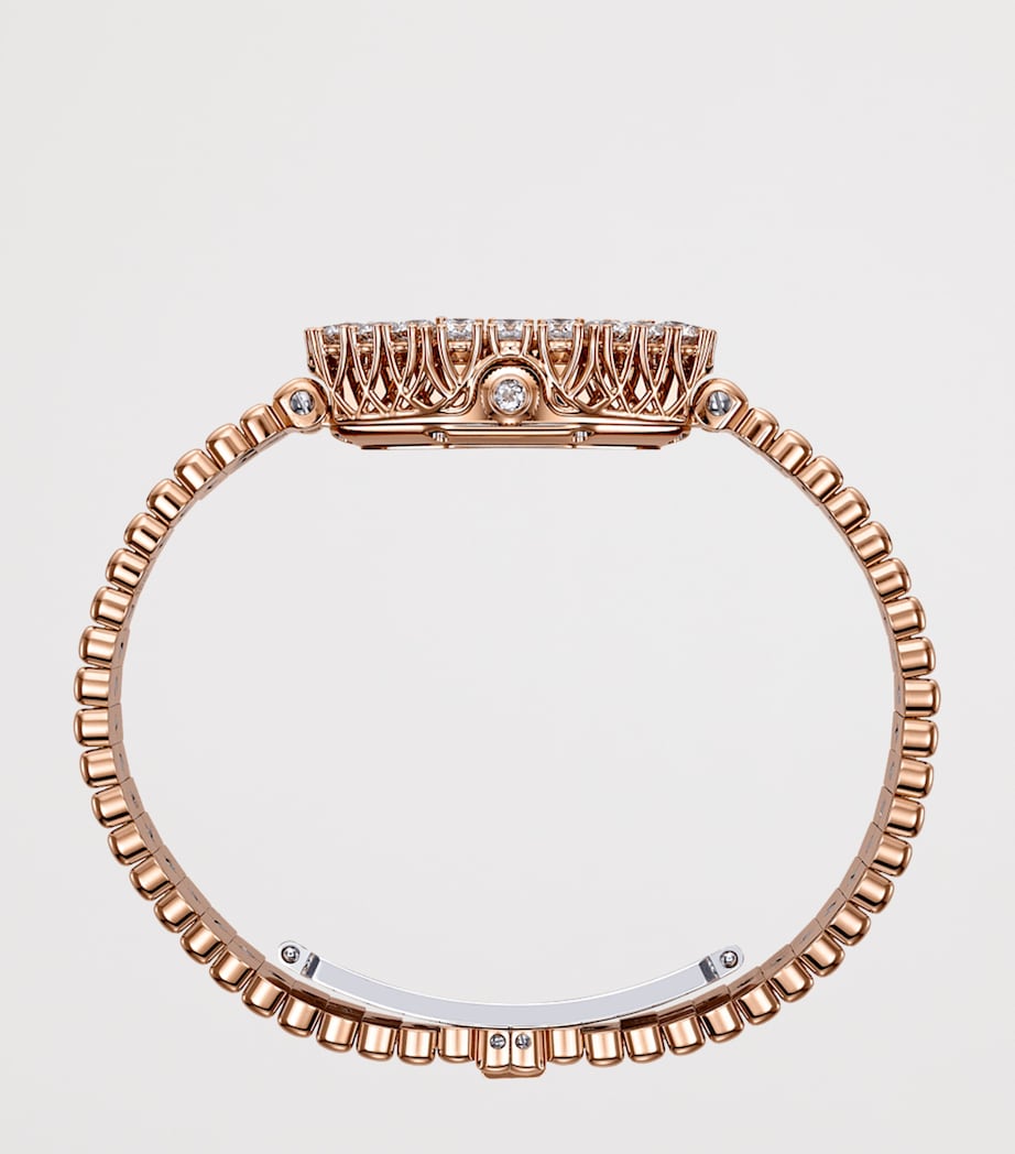 Rose Gold and Diamond Octagonal L'Heure du Diamant Watch 32mm 18K ROSE GOLD Image 3