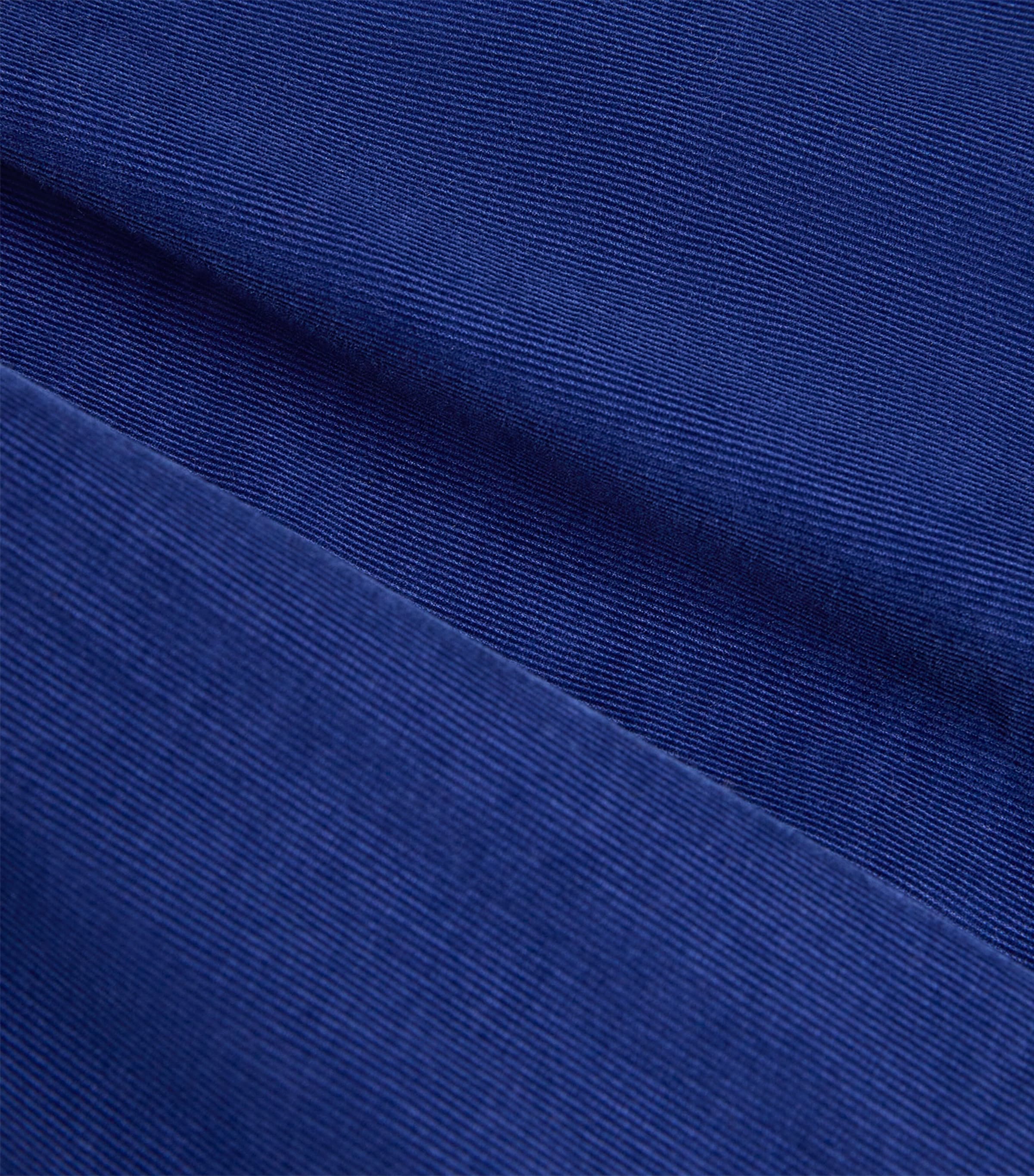 Cotton Corduroy Logo Shirt NAVY Image 5