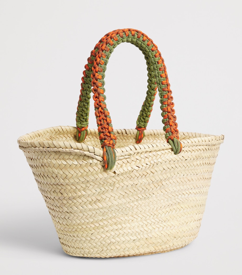 ALEMAIS Womens Embroidered Island Cove Tote Bag Image 3