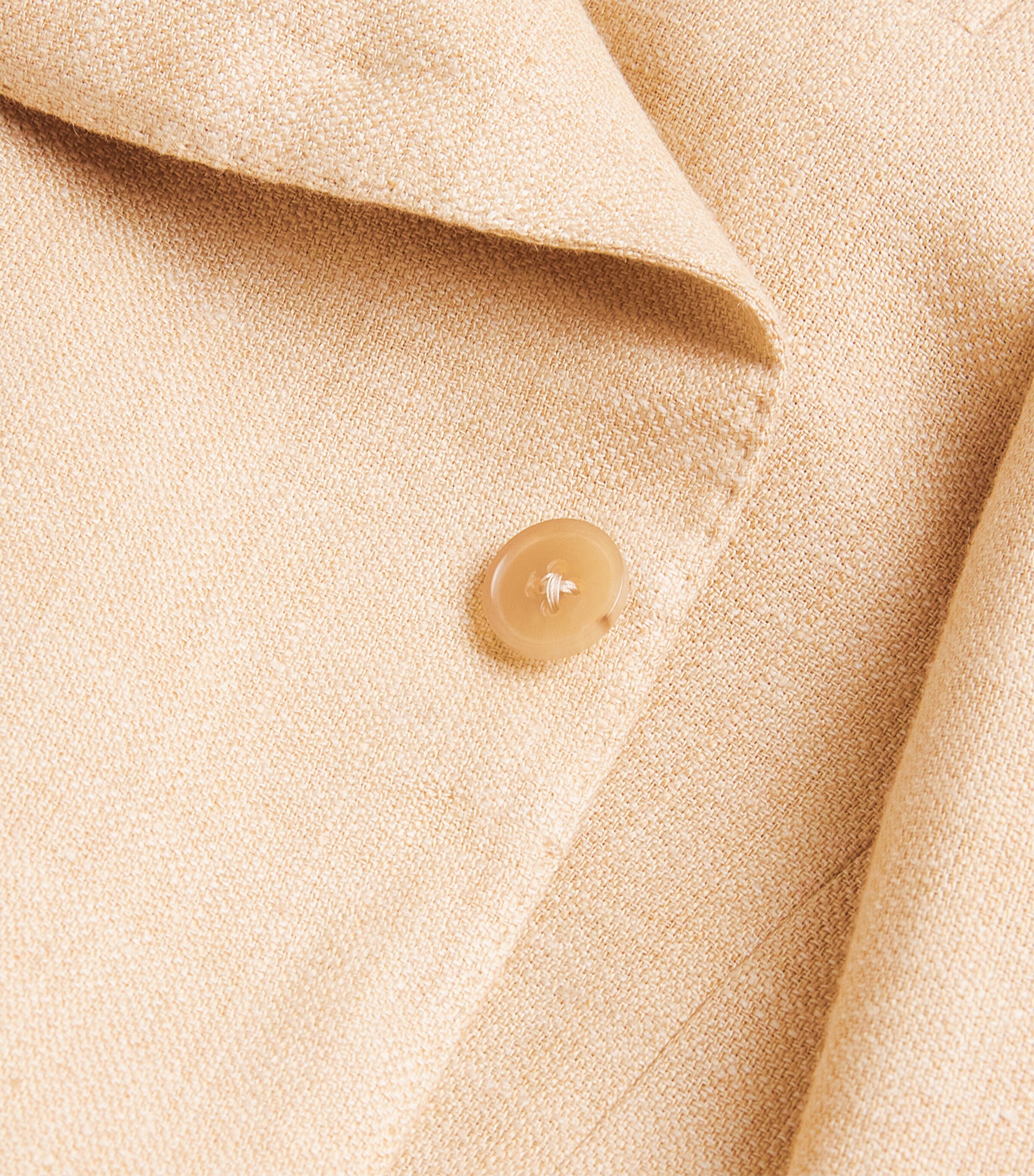Ralph Lauren Purple Label Mens Linen-Silk Kent Blazer Tan Multi Image 5