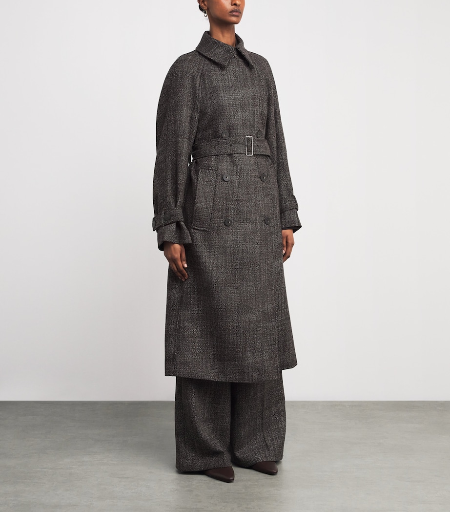 Virgin Wool Laurin Coat COCOA Image 3