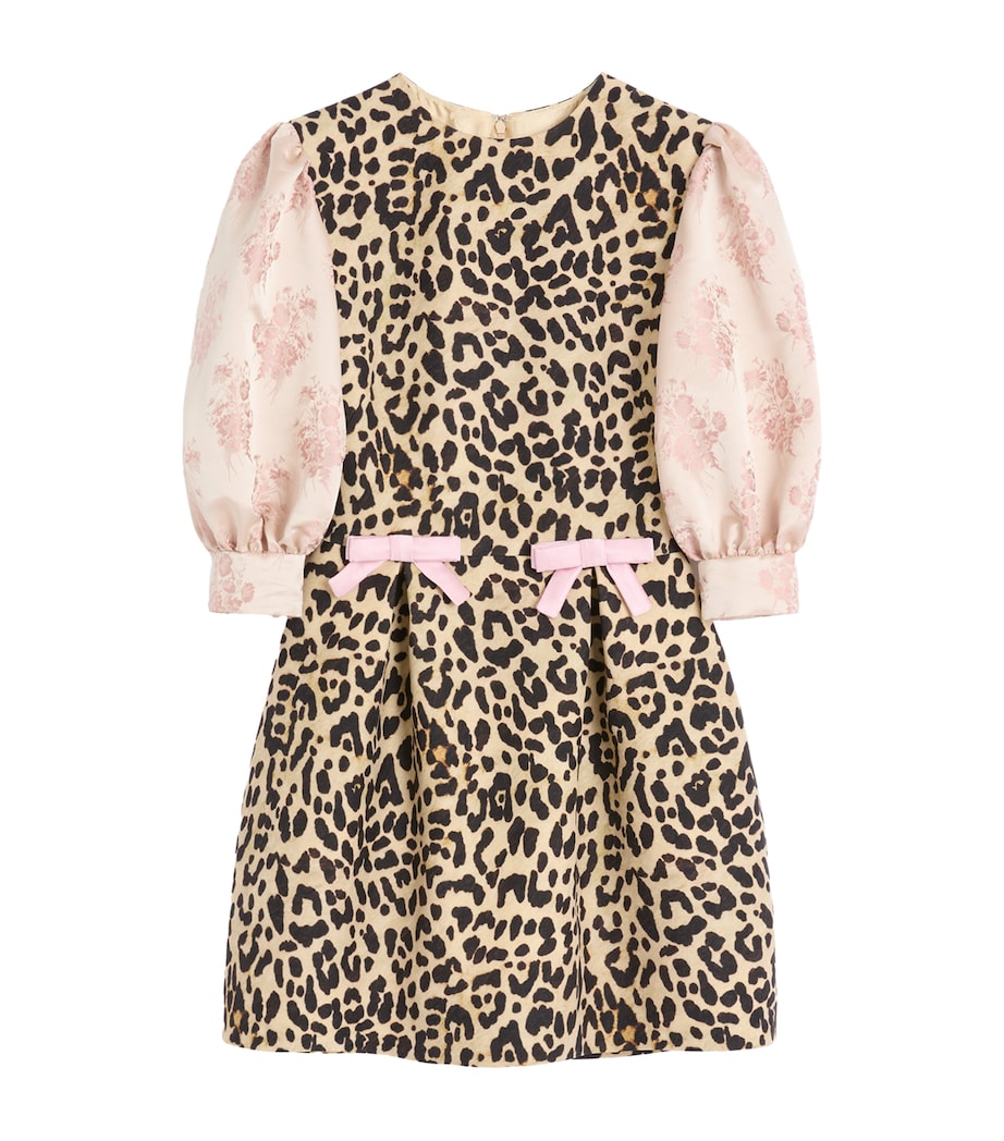 Wool-Silk Leopard Mini Dress CSX Image 1