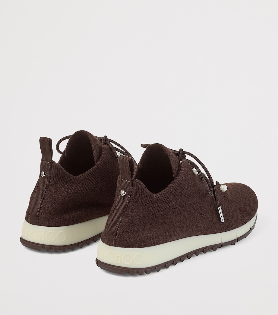 Veles Cashmere Faux Pearl-Detail Sneakers X CHOCOLATE Image 4
