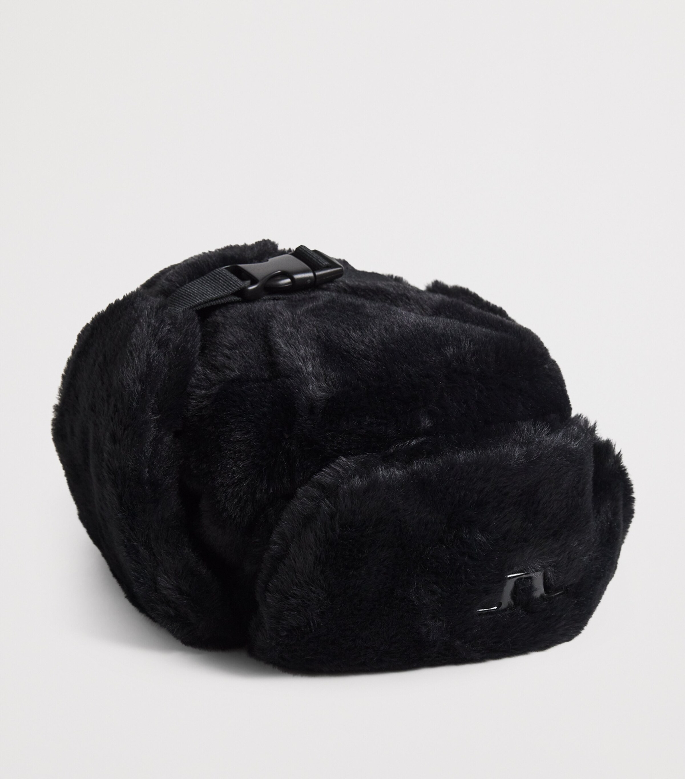J Lindeberg Black Faux Fur Offpist Trapper Hat | Harrods US