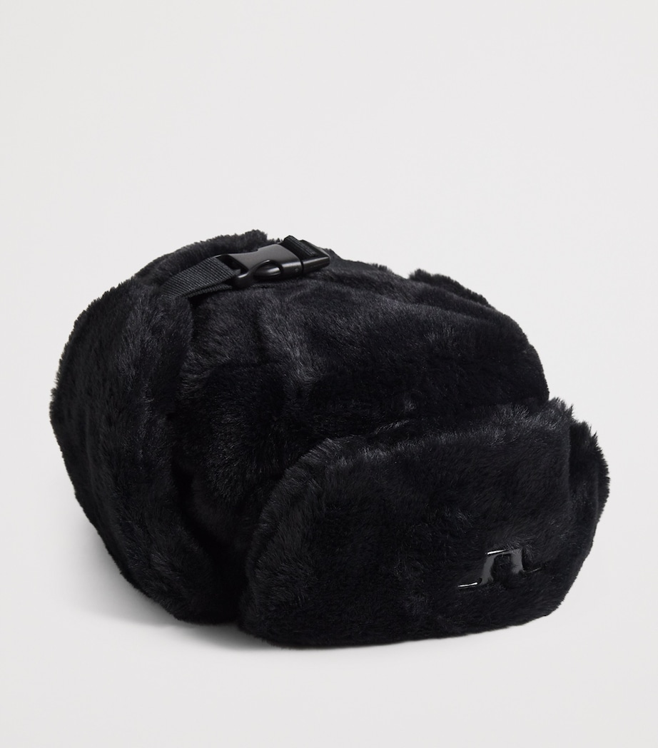 Faux Fur Offpist Trapper Hat BLACK9999 Image 4