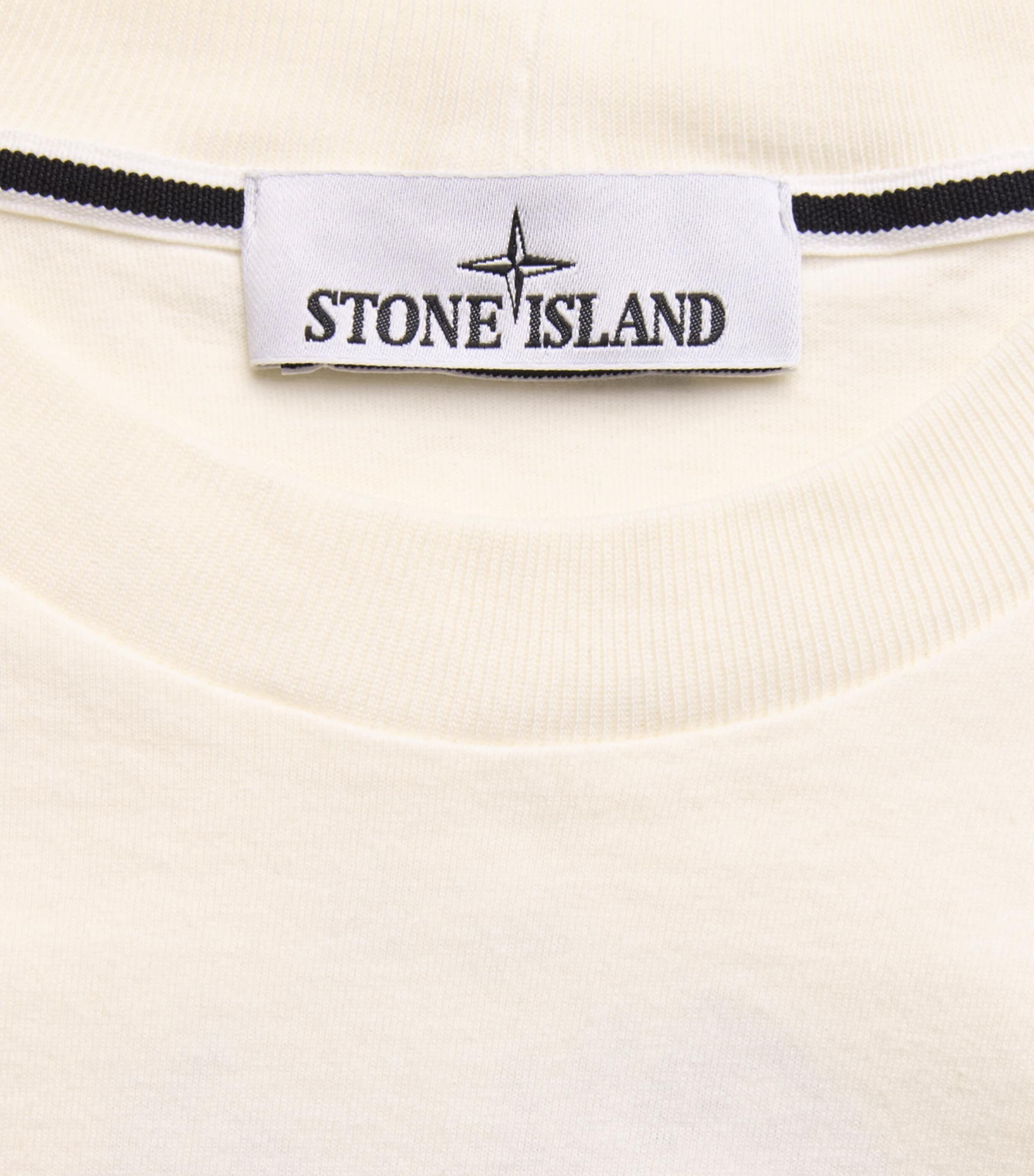 Stone Island Mens Cotton Vertical Compass T-Shirt Image 6