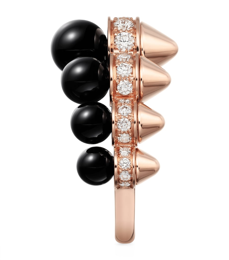 Rose Gold, Onyx and Diamond Clash de Cartier Ring ROSE GOLD Image 8