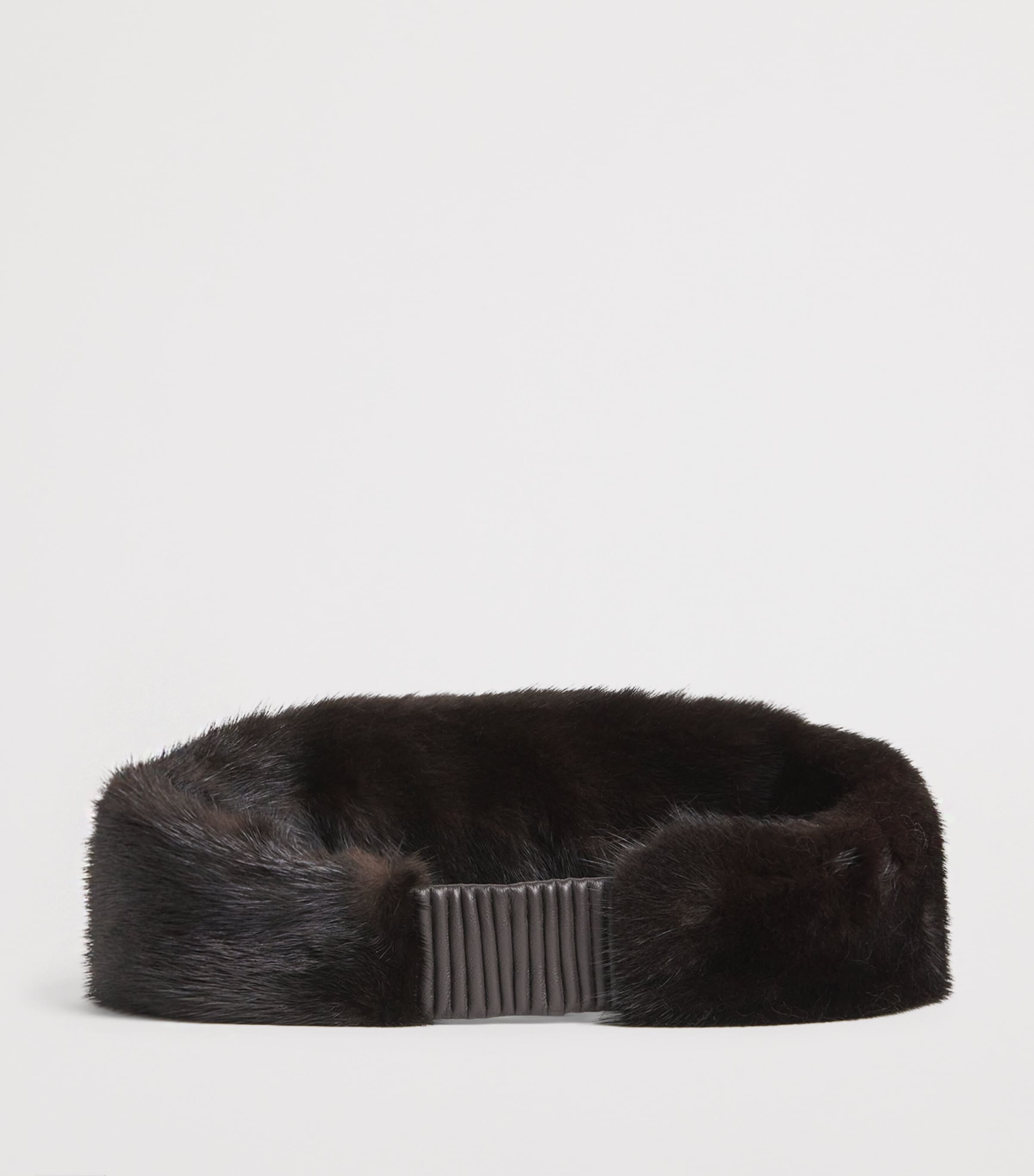 Mink Fur Headband MAHO Image 2