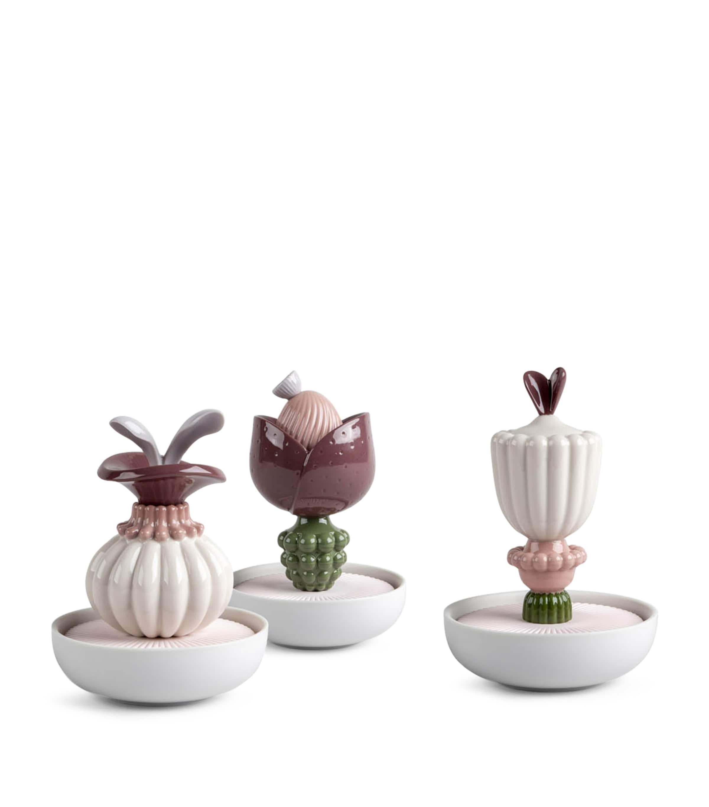 Lladró Porcelain Imaginary Flower III Diffuser Image 3