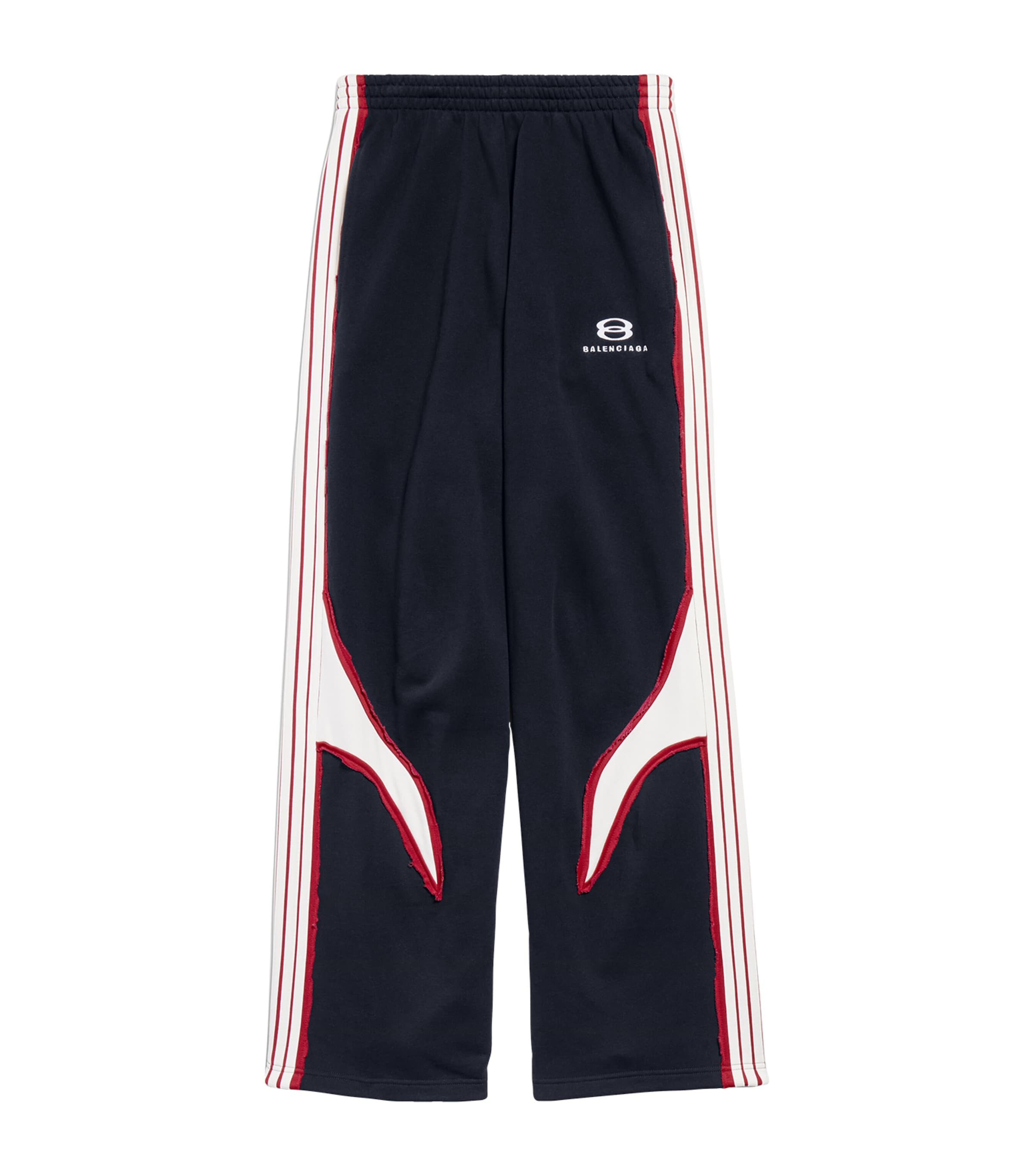 Balenciaga Oversized Cotton Unity Sports Icon Sweatpants In Black