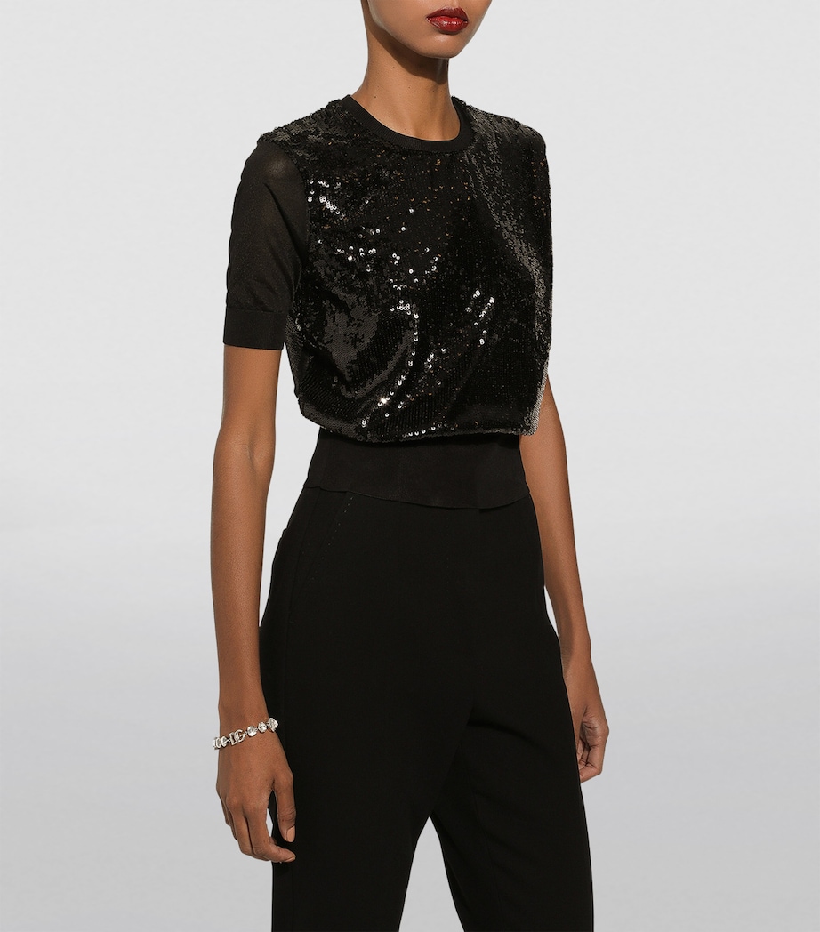 Rhinestone DG Logo Bracelet 87655-SILVER/PA Image 2