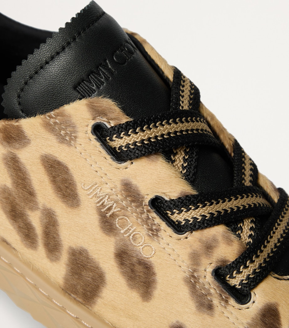 Diamond Light Flex Leather Sneakers V NATURAL/BLACK Image 3