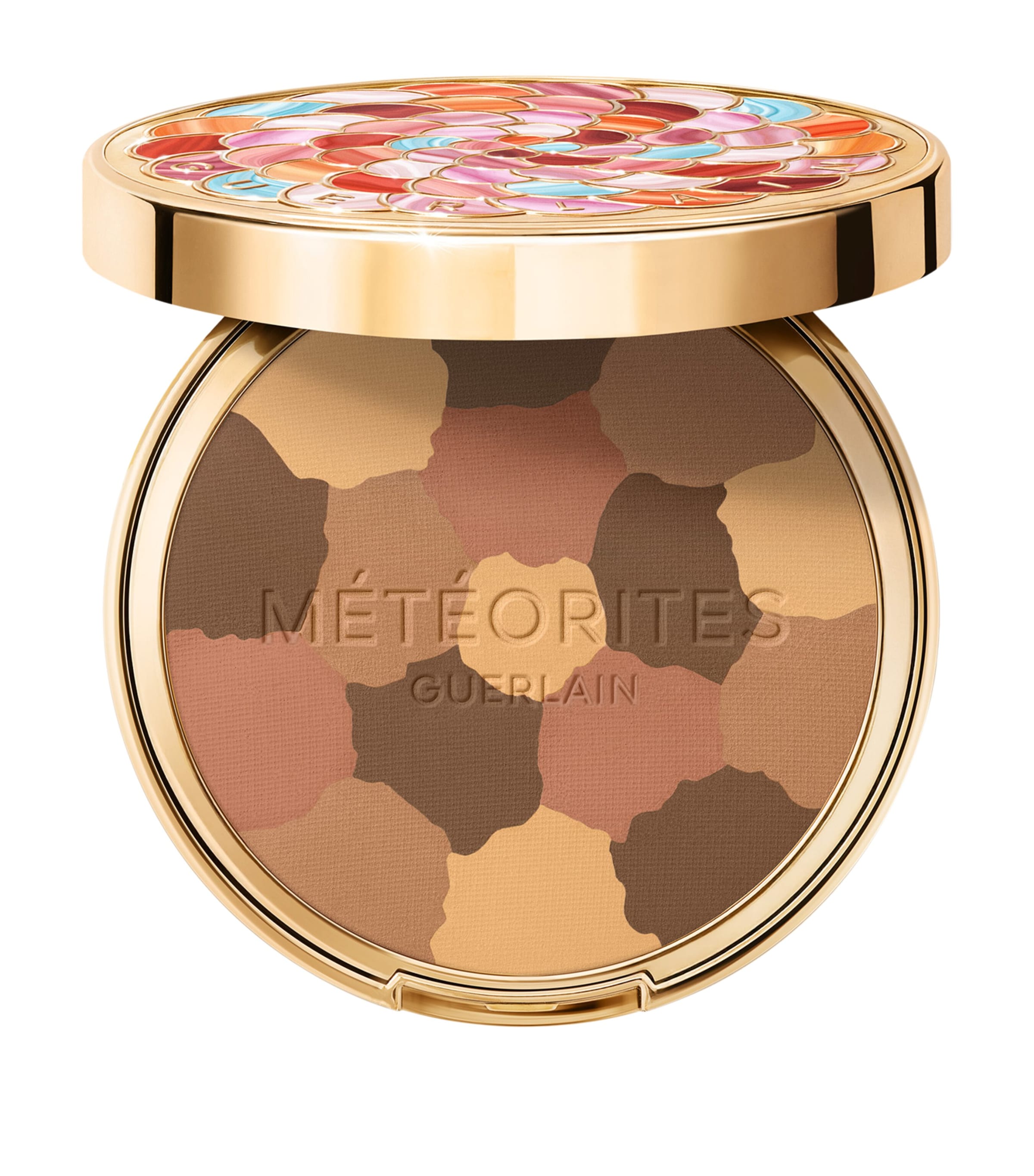Guerlain Météorites Compact Mattifying and Setting Pressed Powder Amber Image 1
