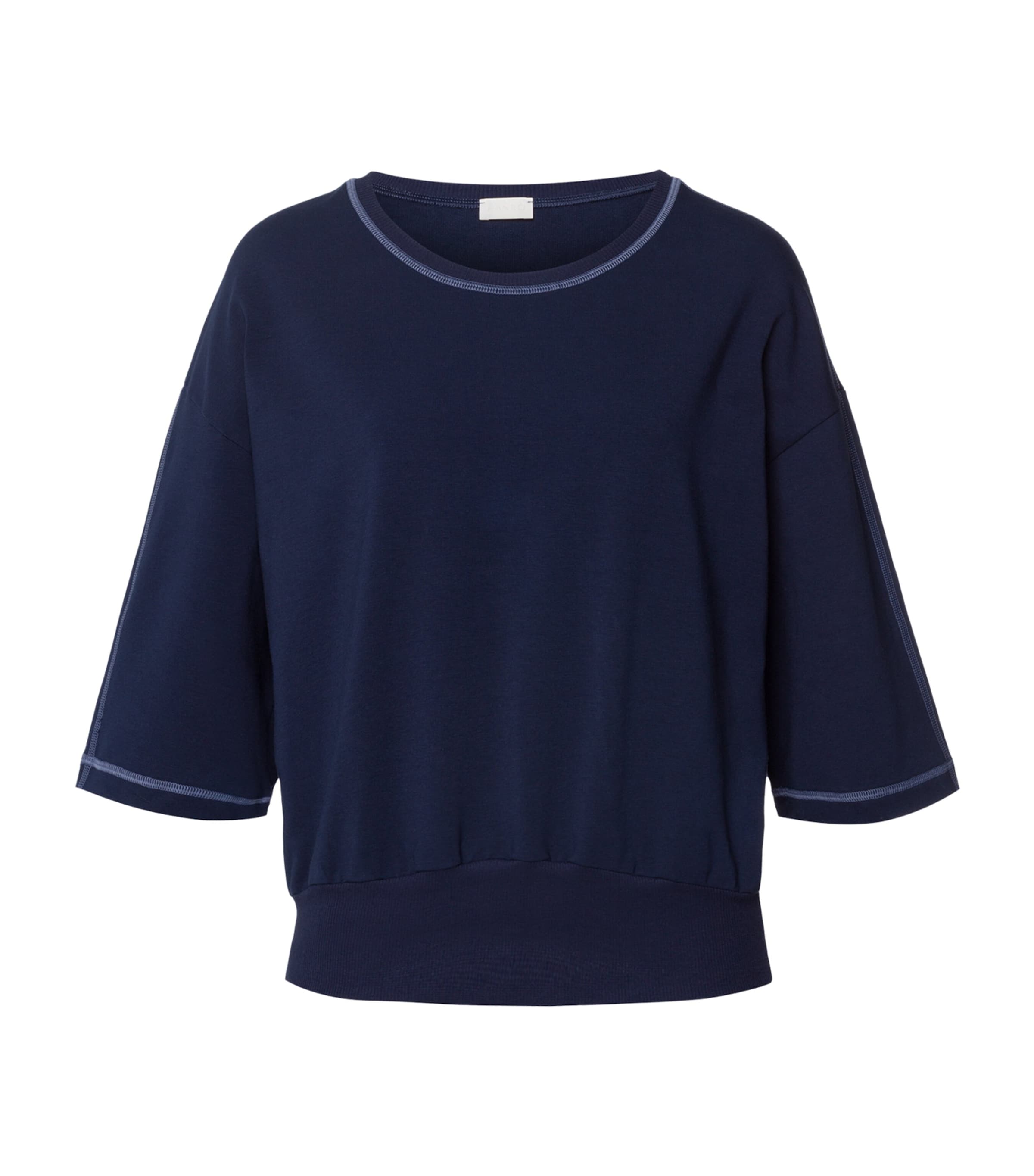 HANRO STRETCH-COTTON NATURAL LIVING SWEATSHIRT