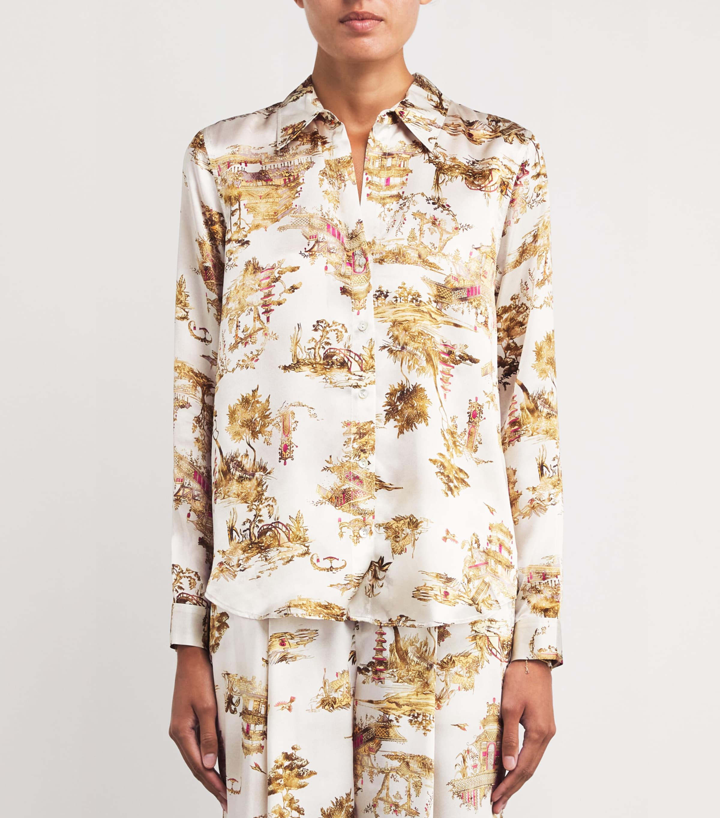 Silk Printed Tyler Shirt EMCS ECR MLTI CHNSRI Image 3