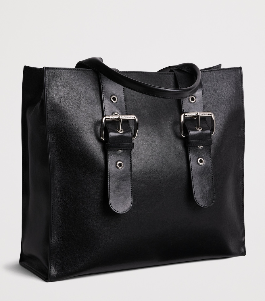 Vivienne Westwood Leather Alex Tote Bag Black Image 3