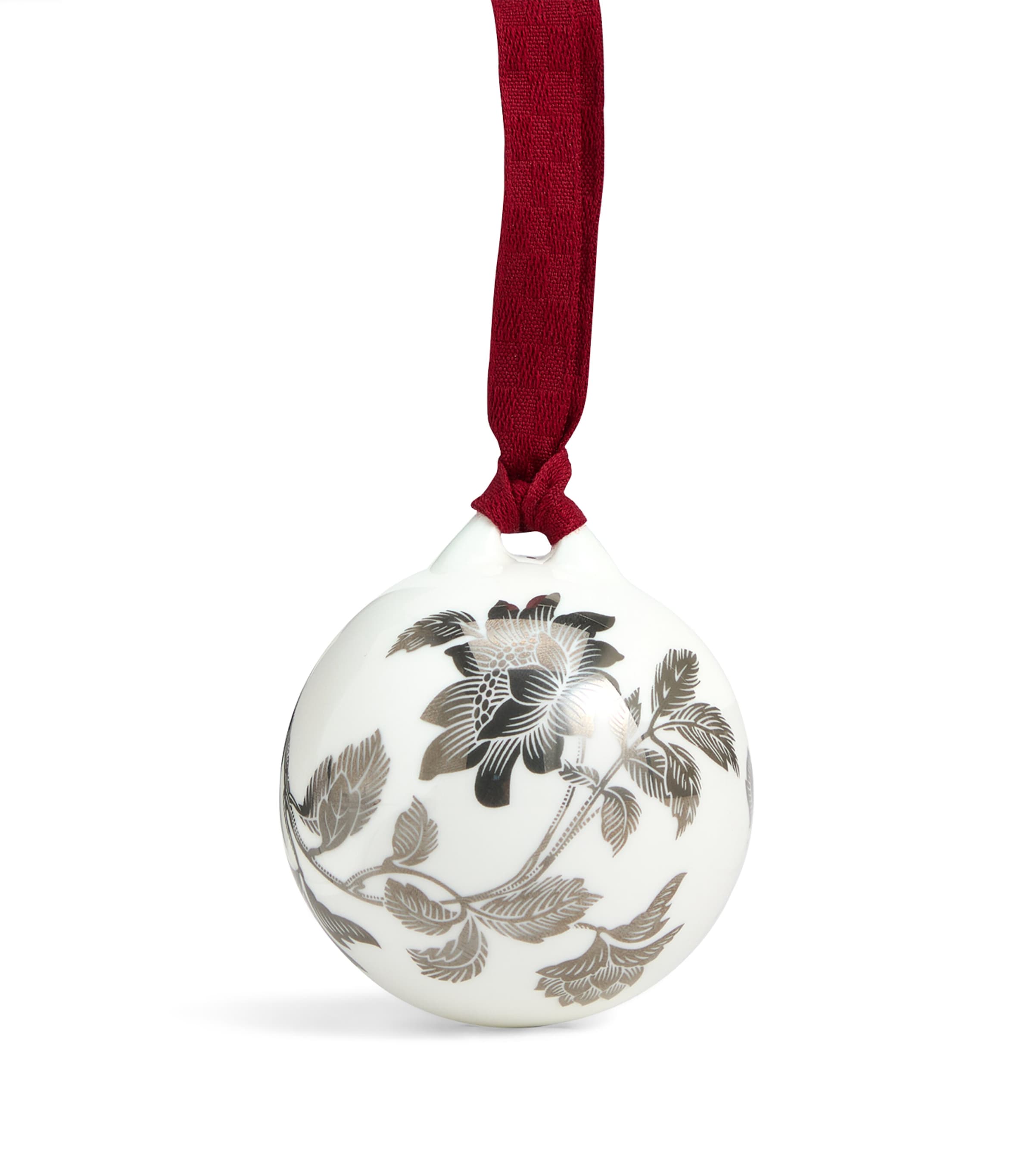 Fine Bone China Silver Tonquin No.1 Bauble SILVER Image 3