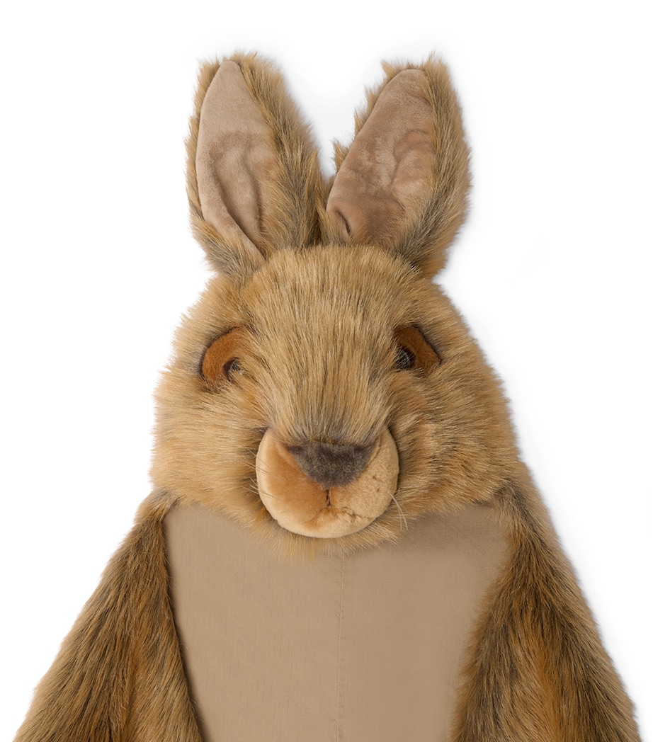 Faux Fur Rabbit Cape BEIGE Image 3