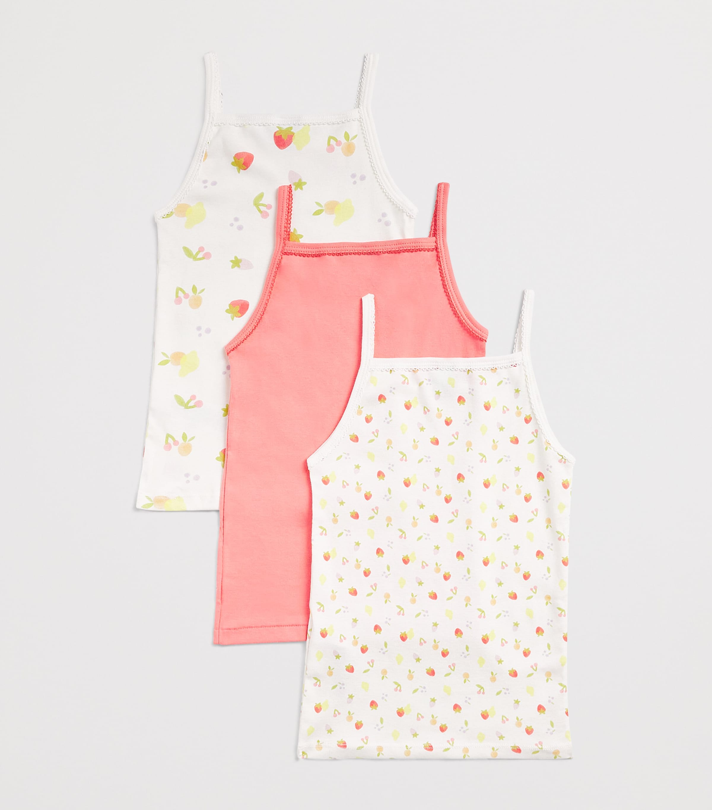 Petit Bateau Set of 3 Organic Cotton Tank Tops (4-10 Years) Variante Image 2