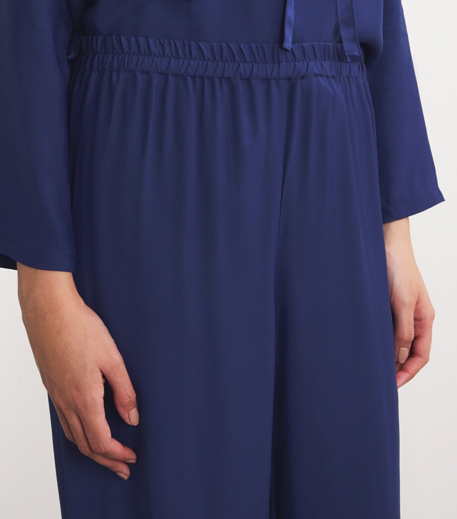 Sleeper Womens The Bow Pyjama Set Navy Image 6