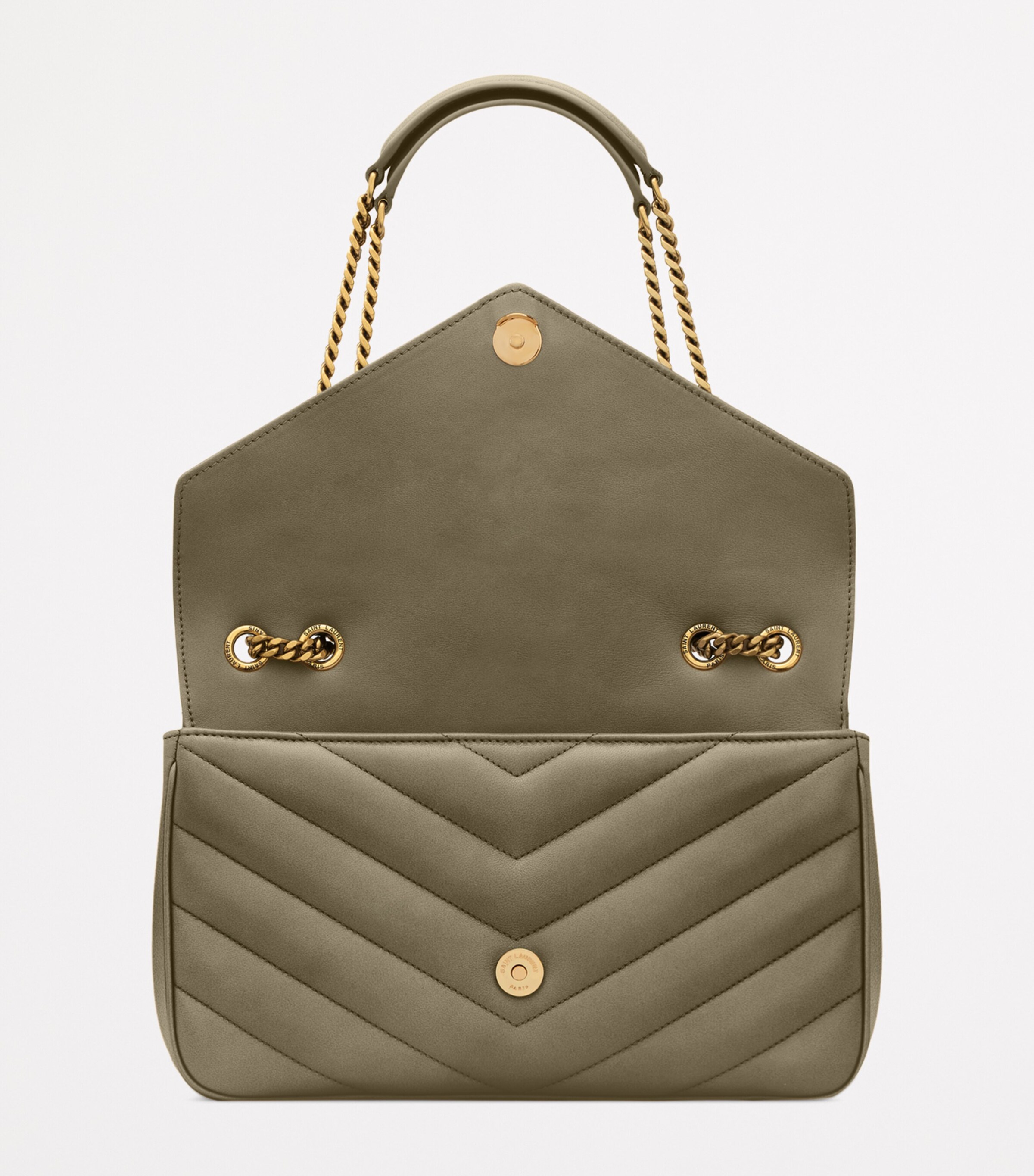 ショルダーバッグ・ポシェット SAINT LAURENT MEDIUM LOULOU SHOULDER BAG Saint Laurent Loulou Medium Shoulder Bag in Quilted Leather