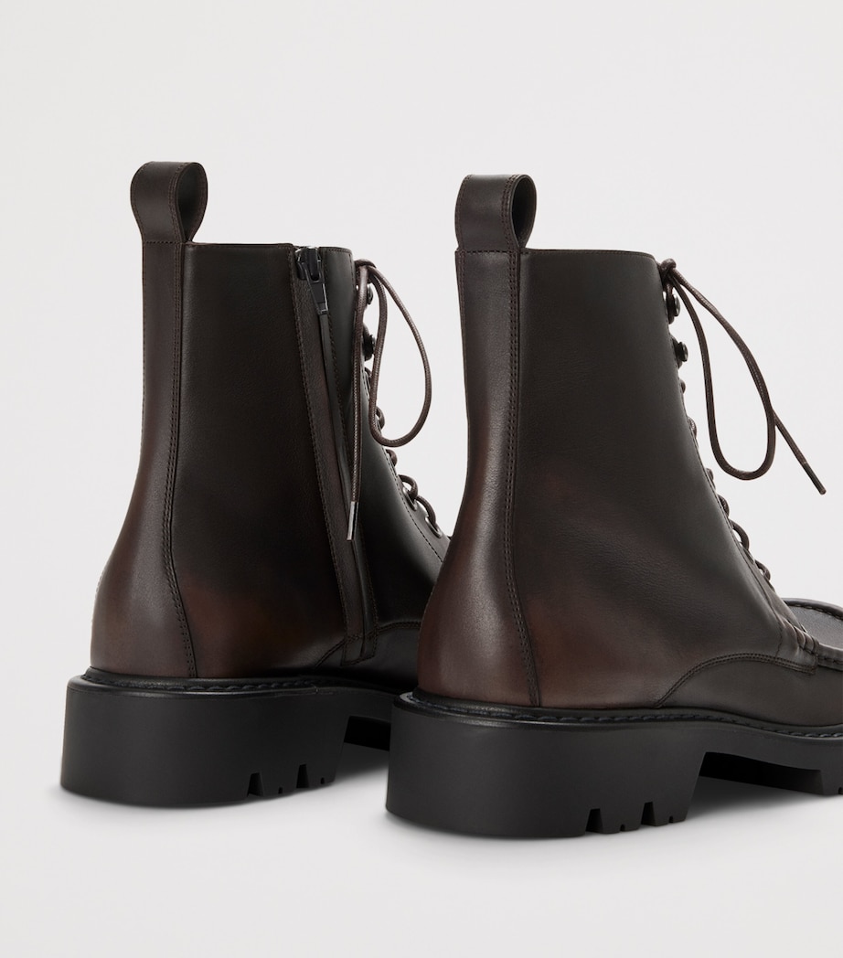 Leather Sierra Boots DARK BROWN Image 5