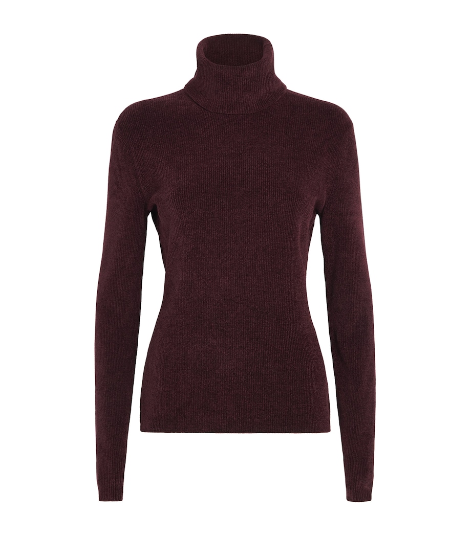 Gabriela Hearst Womens Silk Rollneck Torcello Sweater Plu Plum Image 1