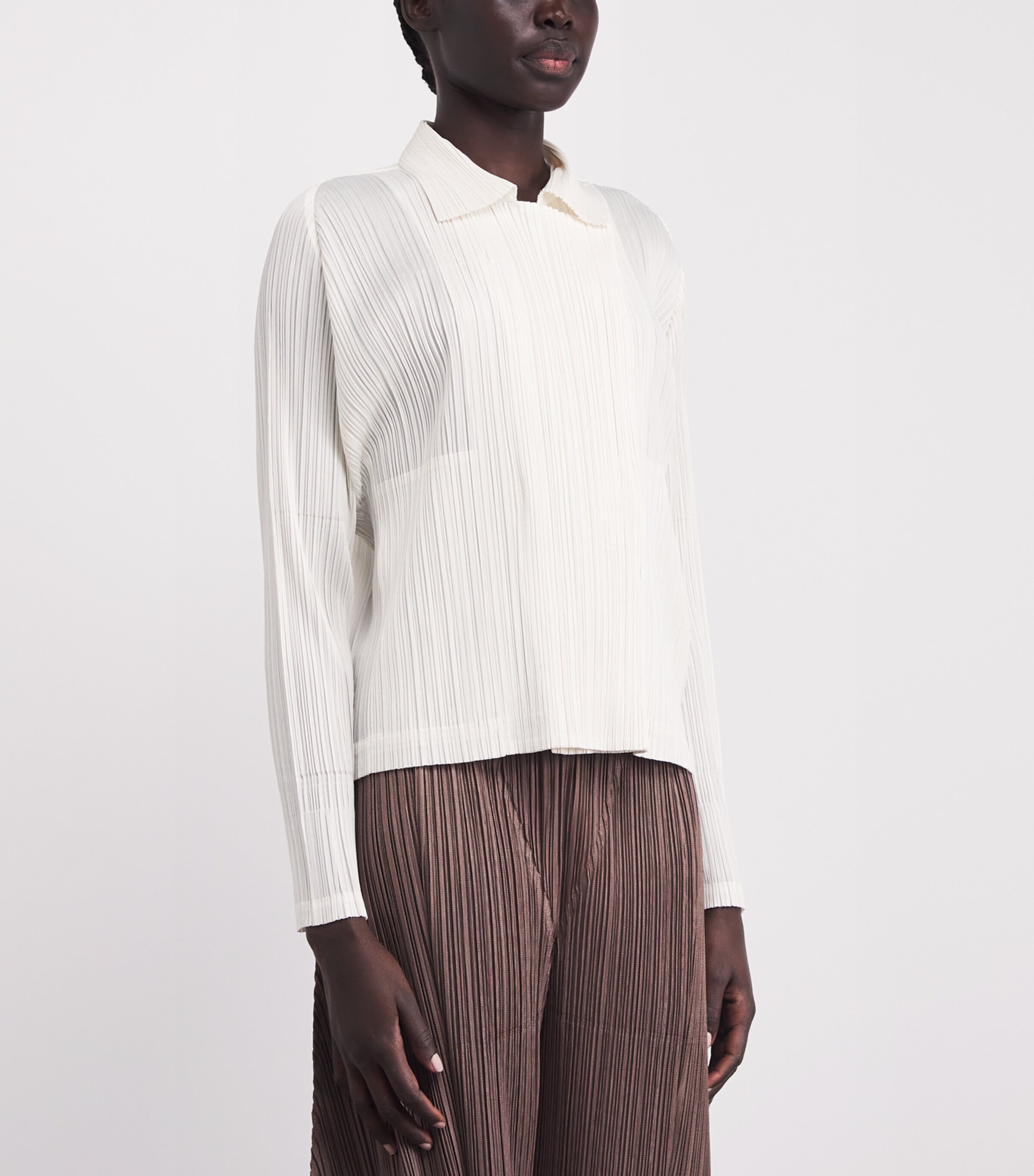 Pleats Please Issey Miyake Womens February Monthly Colours Jacket White Image 4