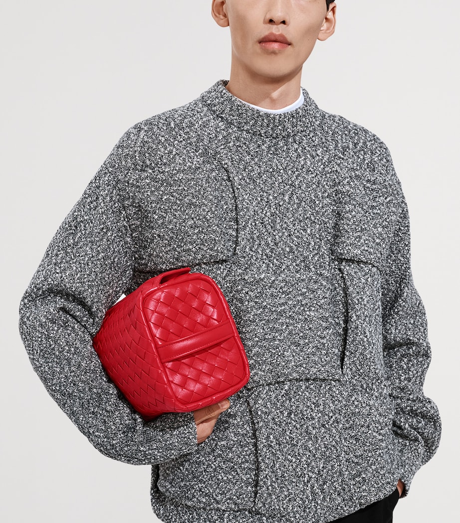 Bottega Veneta Small Leather Cubo Pouch Image 5
